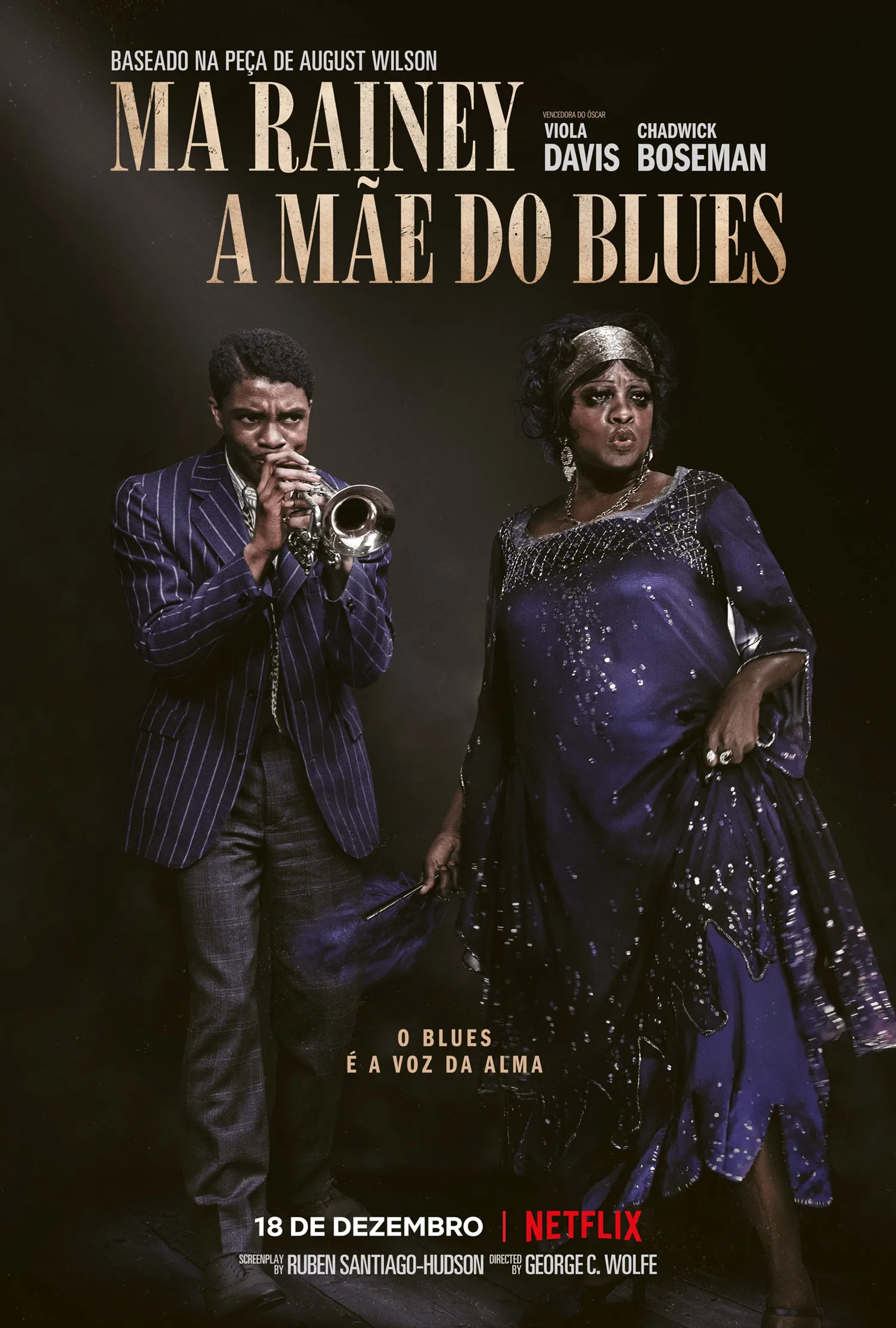 Viola Davis and Chadwick Boseman in Ma Rainey's Black Bottom (2020)