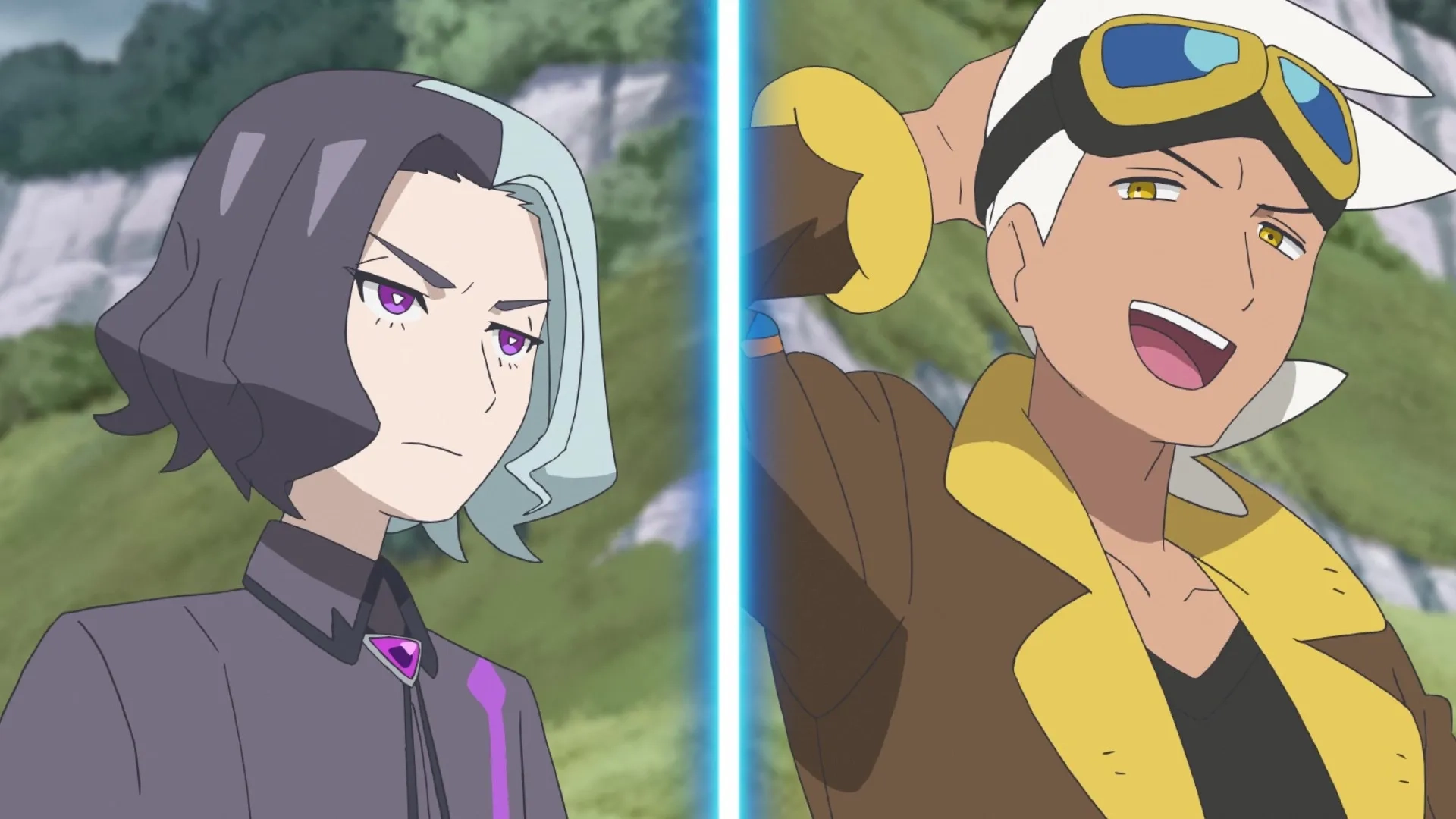 Taku Yashiro and Shun Horie in Pokémon Horizons (2023)