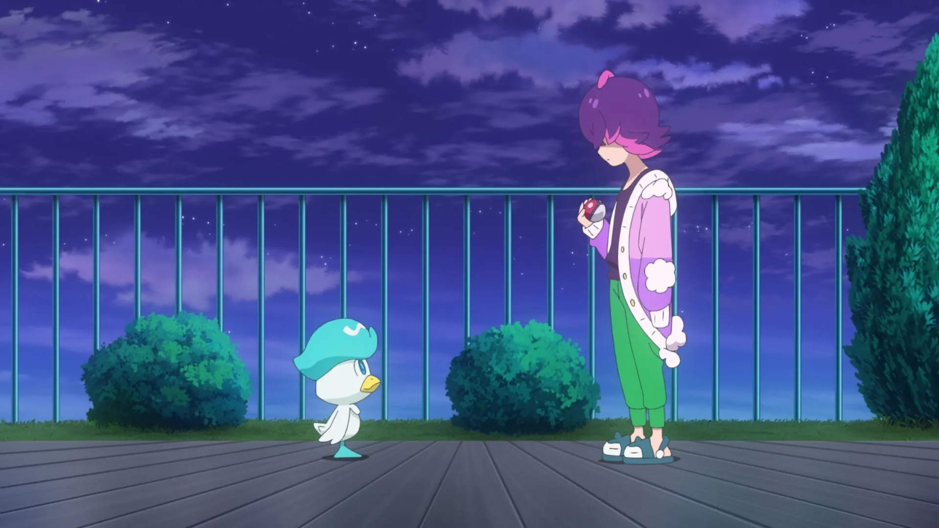 Daisuke Namikawa and Yoshino Aoyama in Pokémon Horizons (2023)