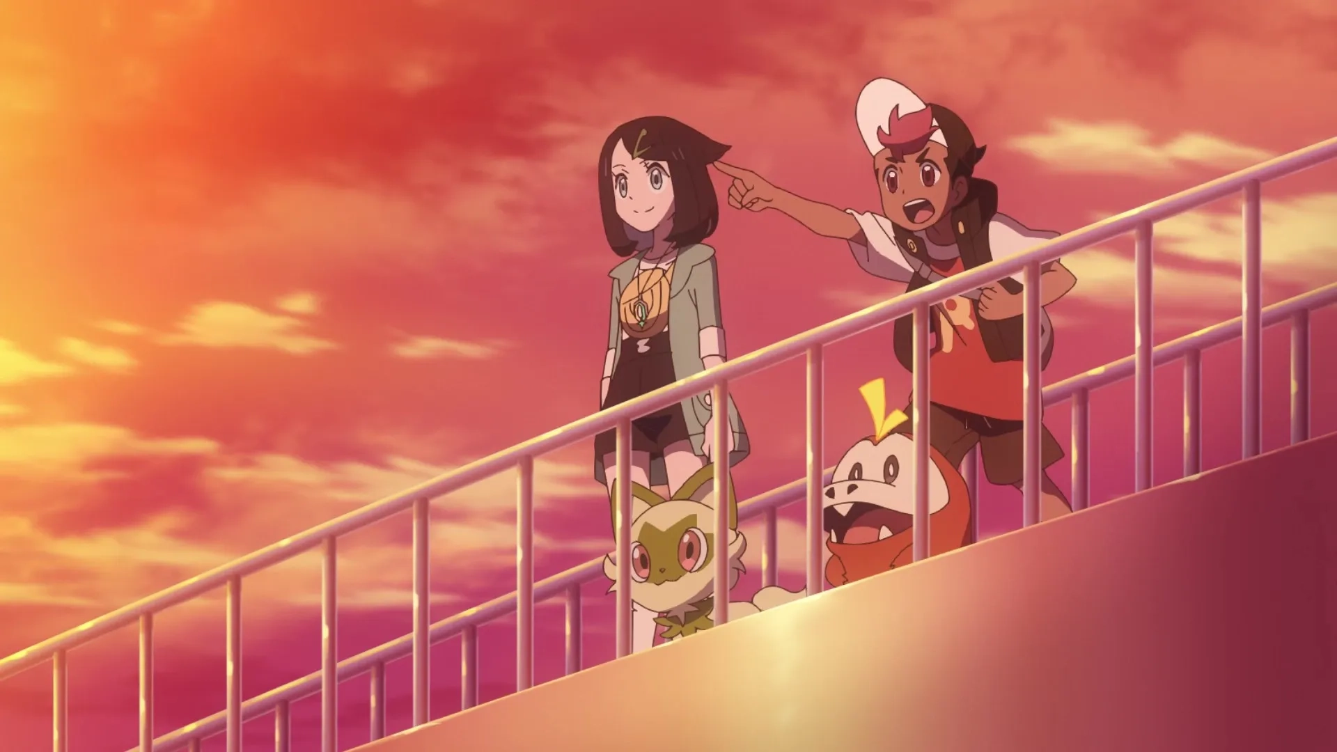 Megumi Hayashibara, Yuka Terasaki, Daiki Yamashita, and Minori Suzuki in Pokémon Horizons (2023)