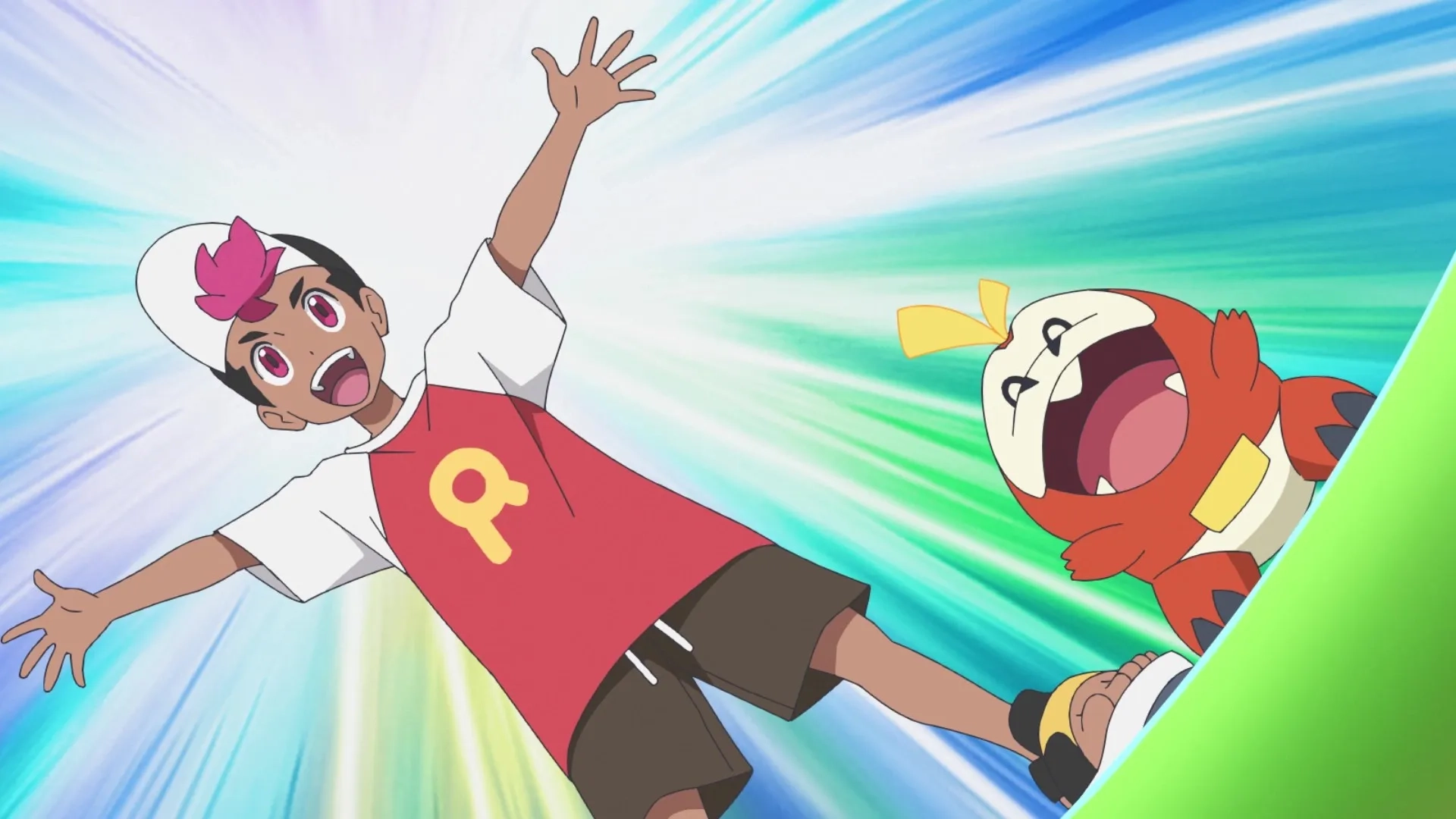 Yuka Terasaki and Daiki Yamashita in Pokémon Horizons (2023)