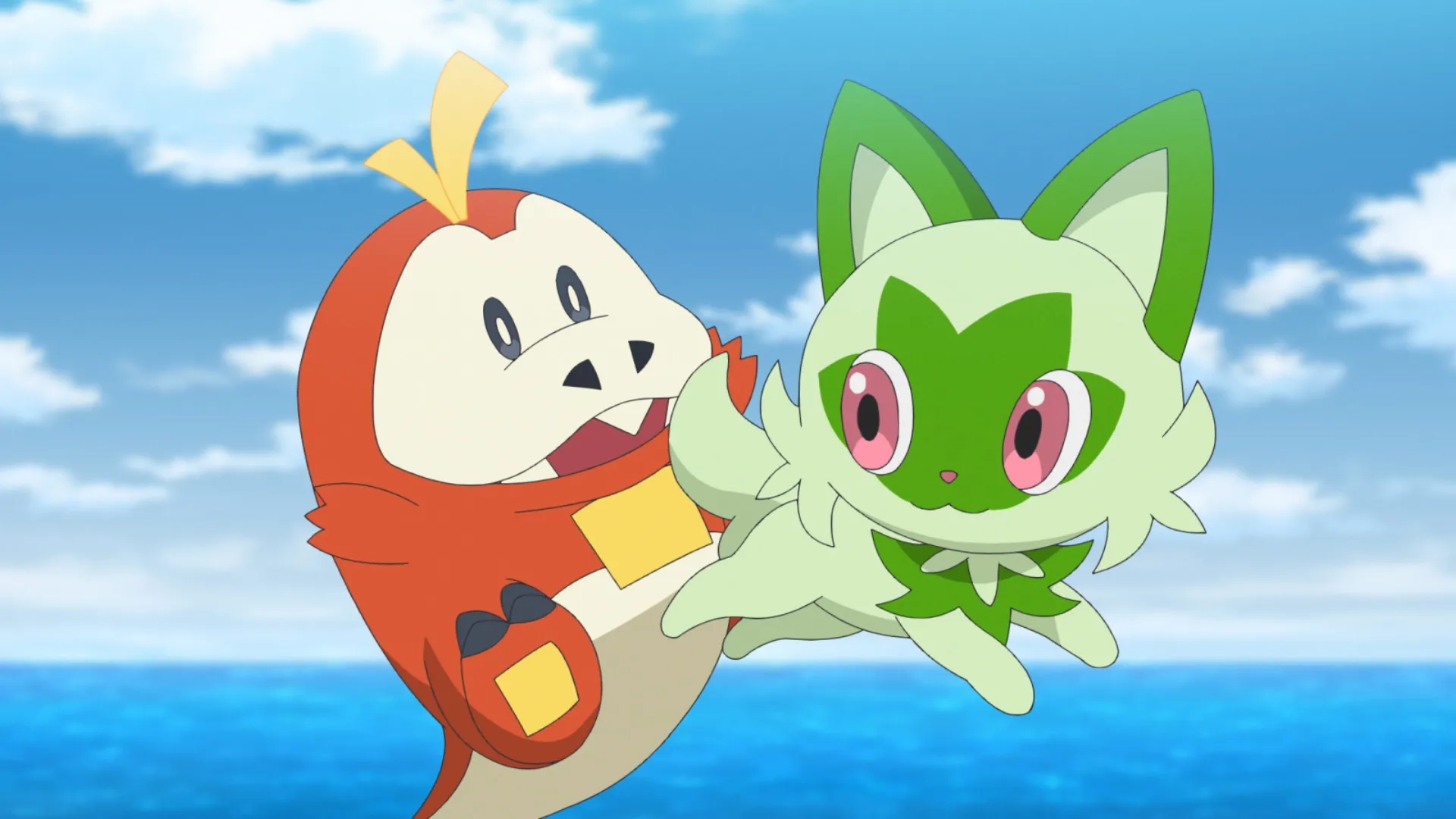 Megumi Hayashibara and Daiki Yamashita in Pokémon Horizons (2023)