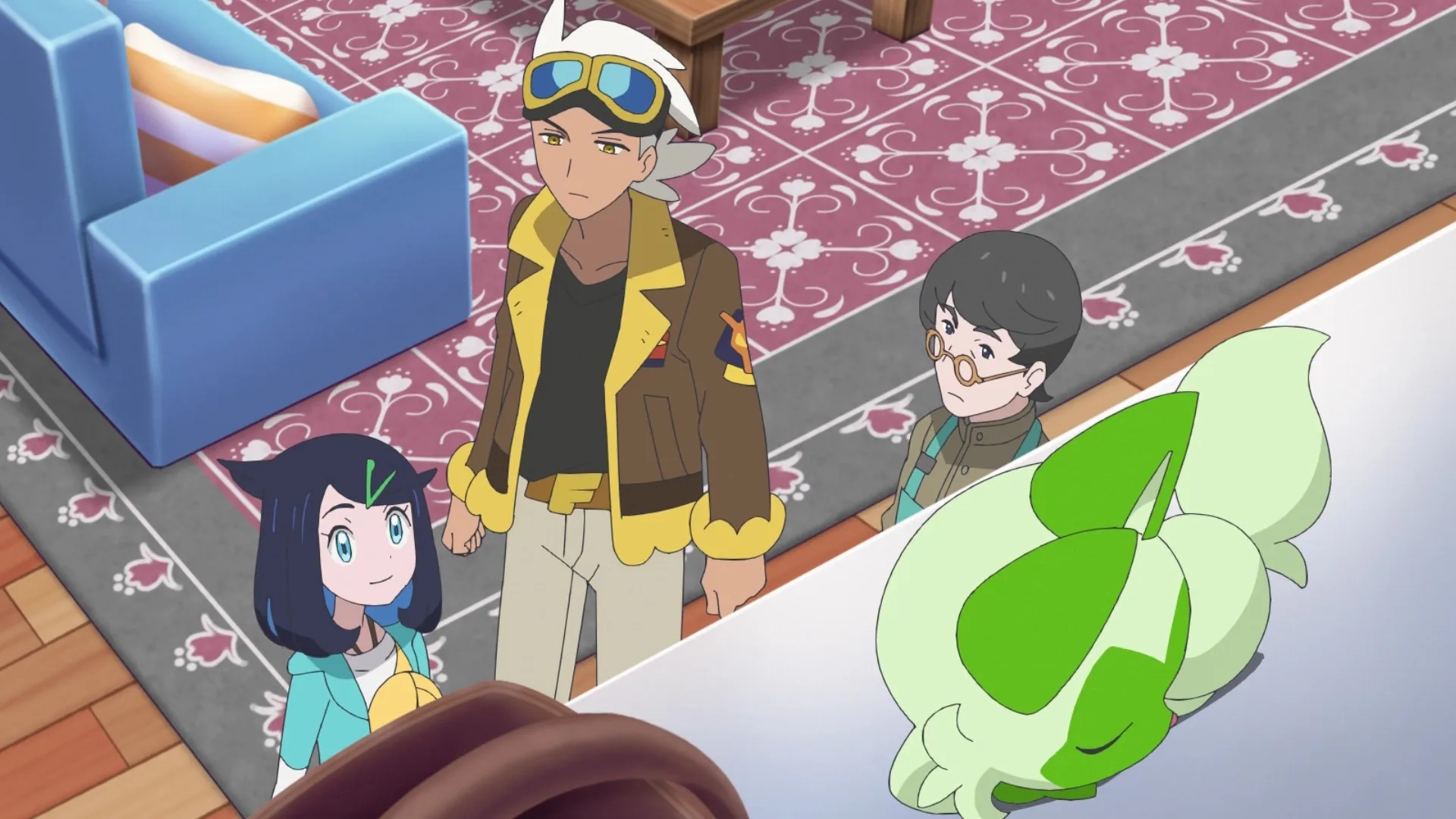 Megumi Hayashibara, Tokuyoshi Kawashima, Taku Yashiro, and Minori Suzuki in Pokémon Horizons (2023)