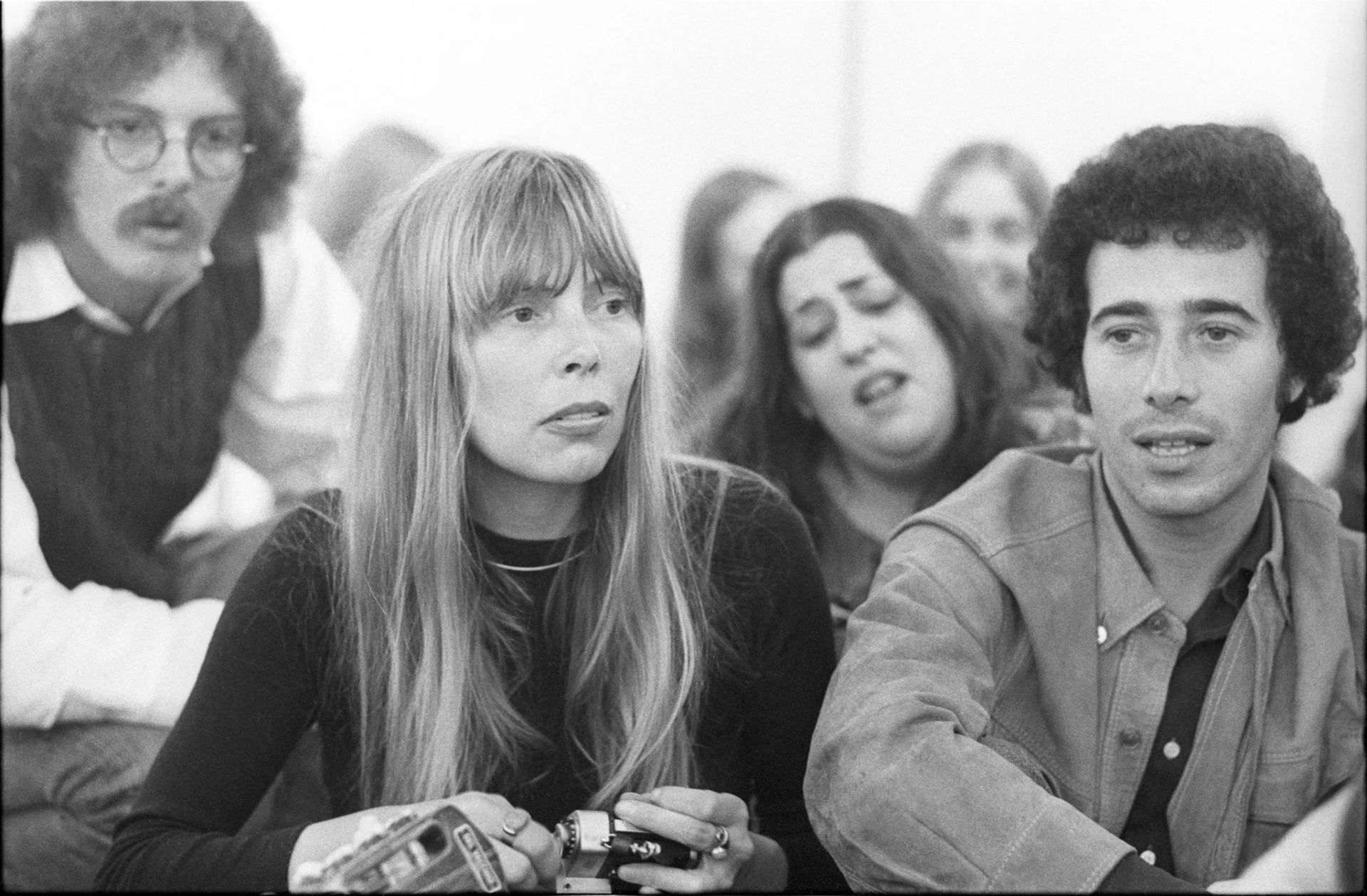 Cass Elliot, David Geffen, and Joni Mitchell in American Masters (1985)