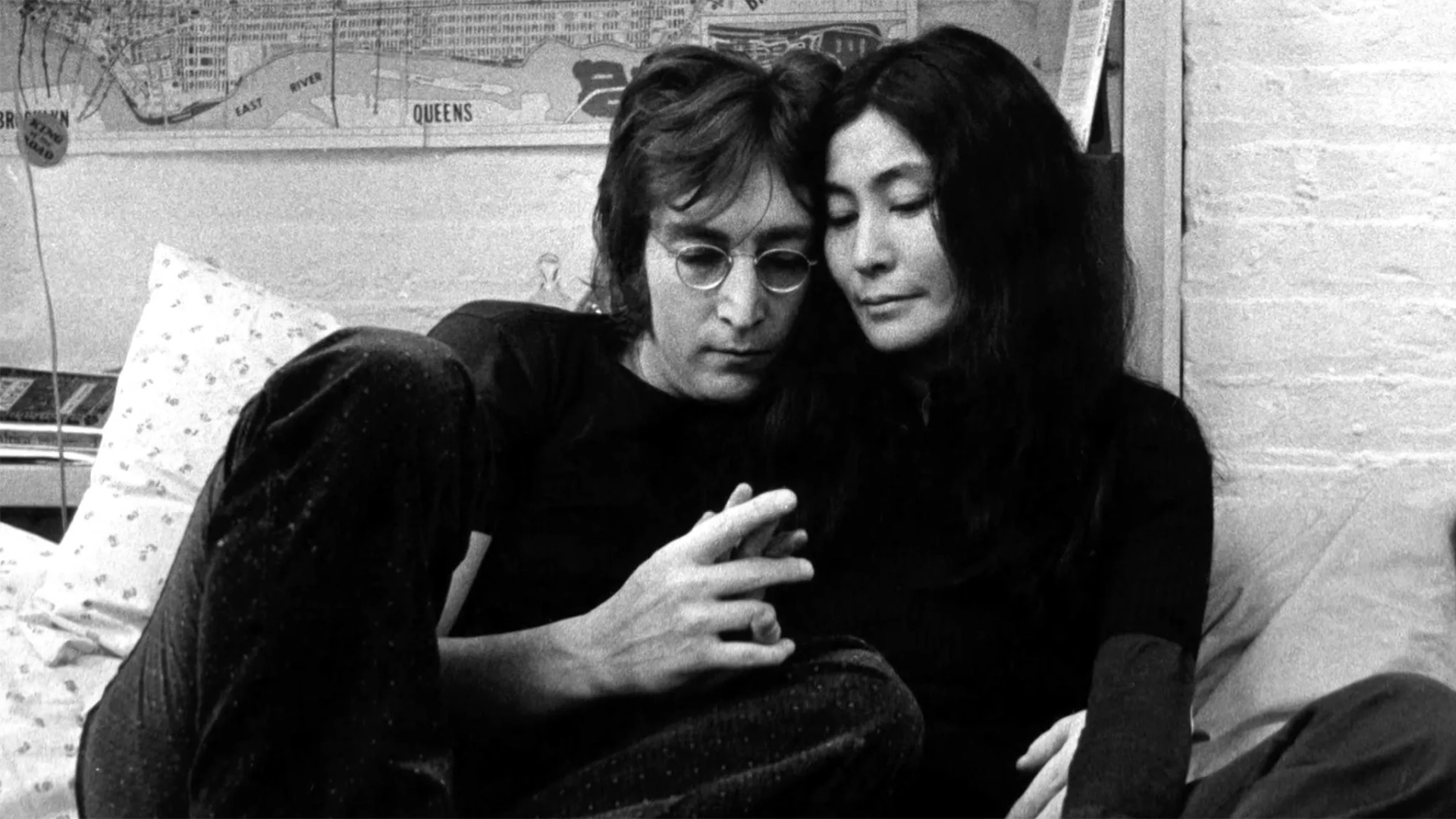 John Lennon and Yoko Ono in American Masters (1985)