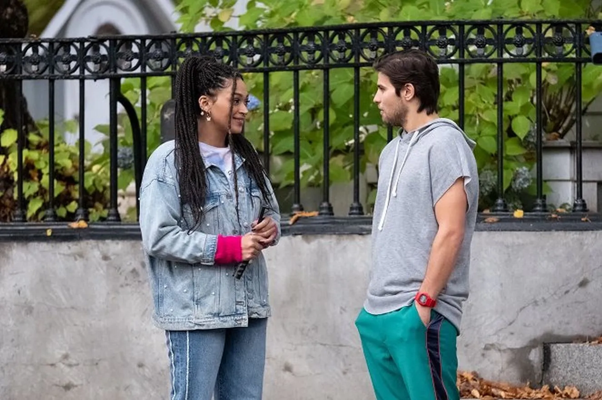 Luke Bilyk and Savannah Basley in SurrealEstate (2021)