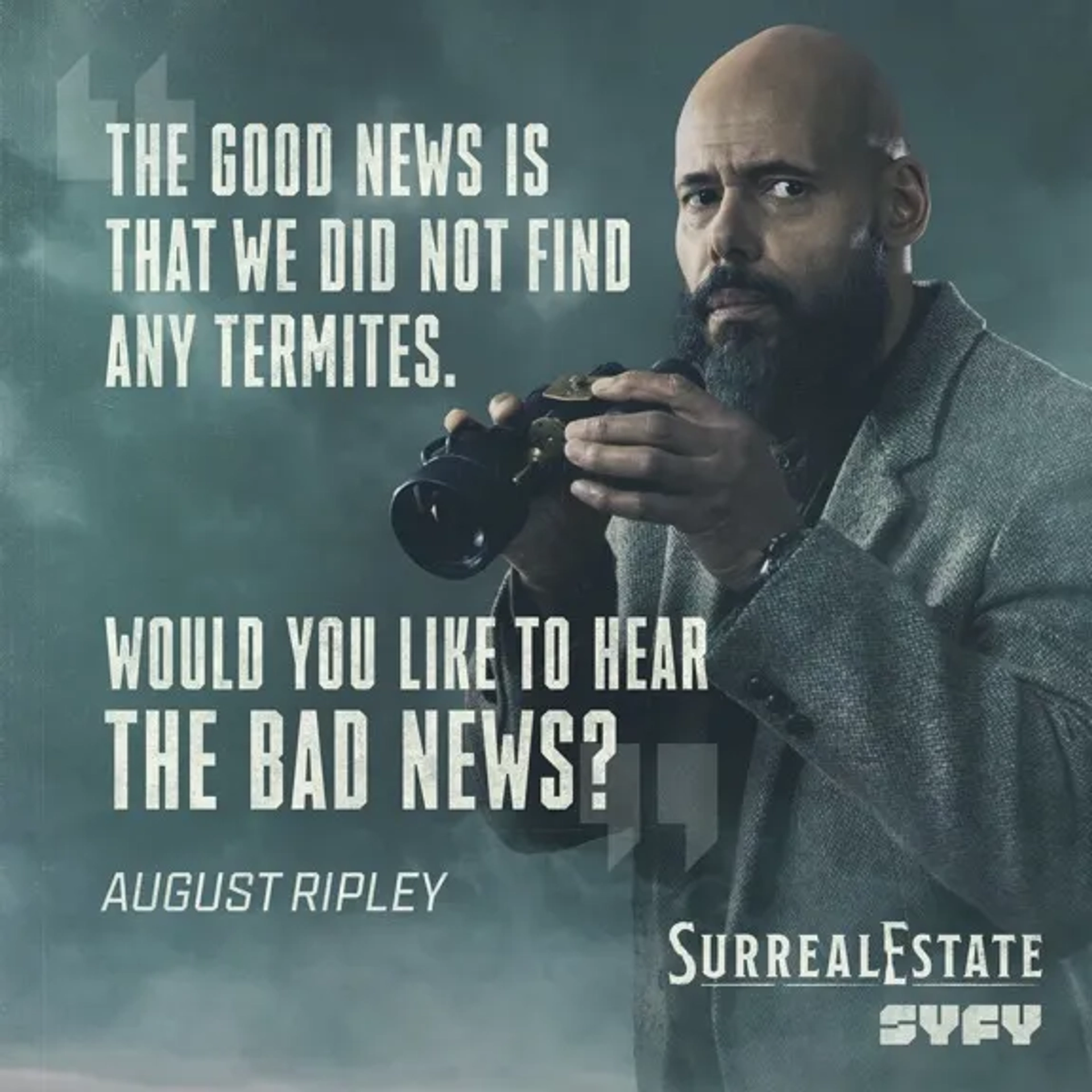 Maurice Dean Wint as August Ripley in SurrealEstate. (promo photo)