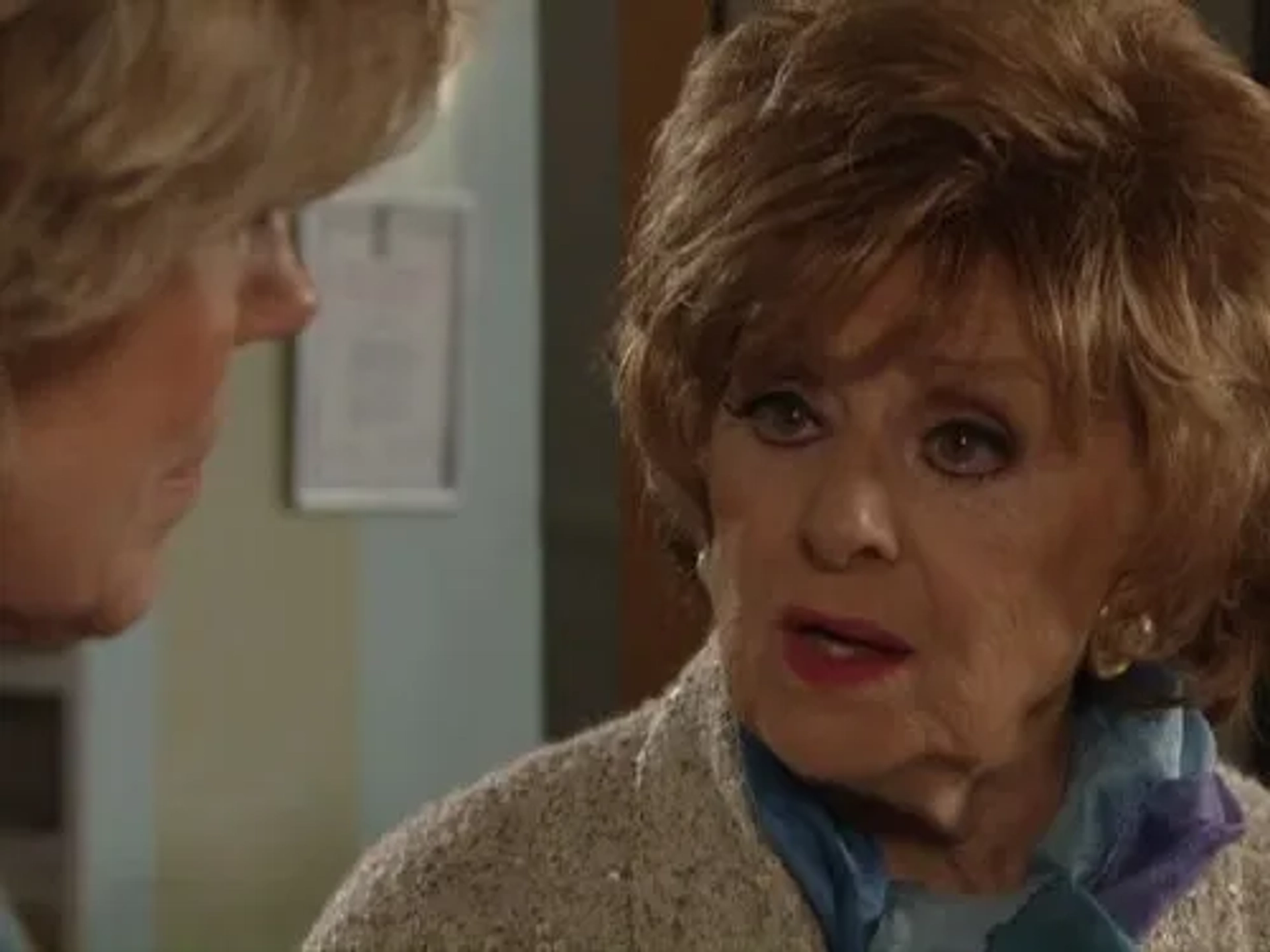 Barbara Knox and Sue Nicholls in Coronation Street (1960)