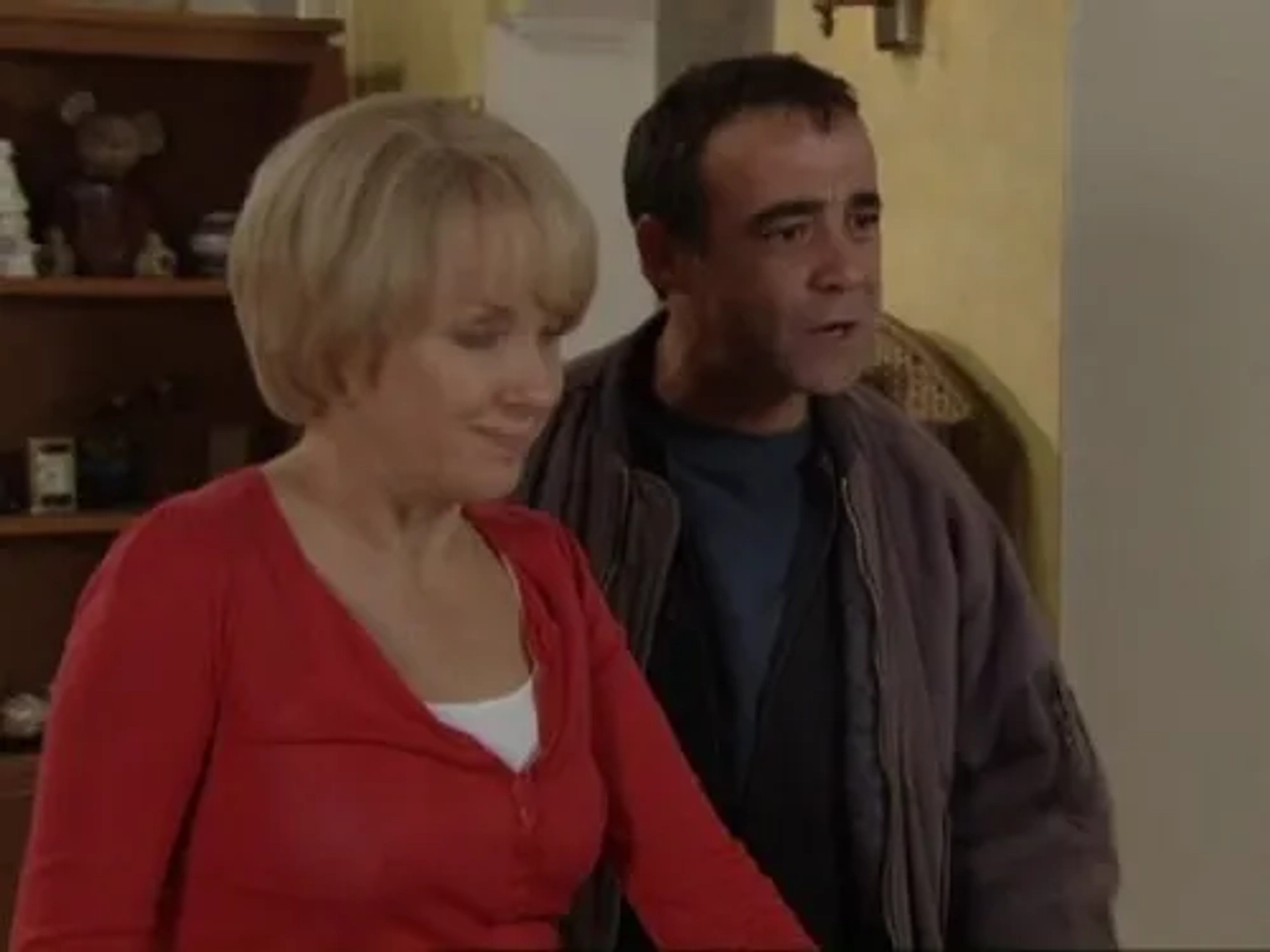 Michael Le Vell and Sally Dynevor in Coronation Street (1960)