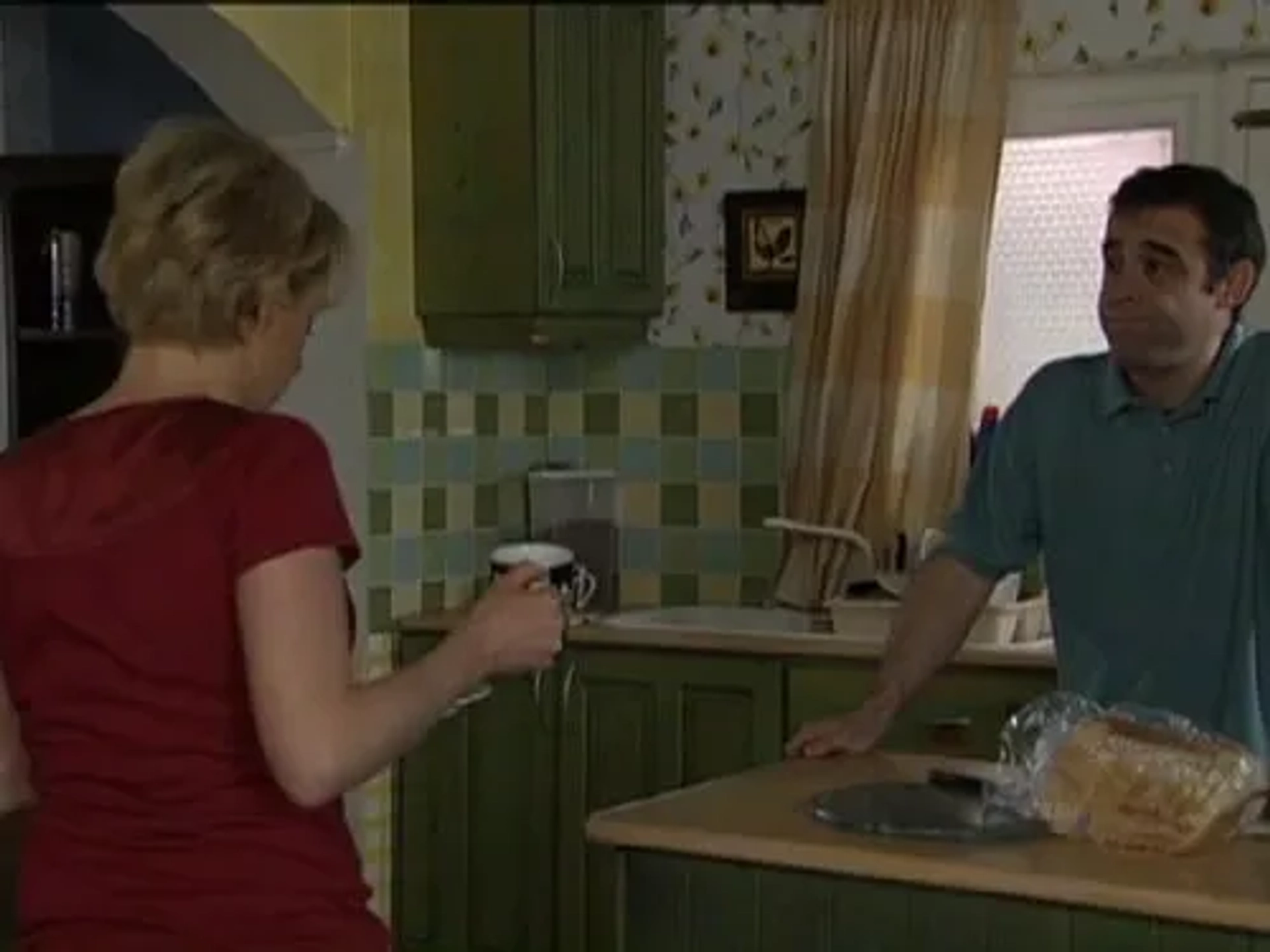 Michael Le Vell and Sally Dynevor in Coronation Street (1960)