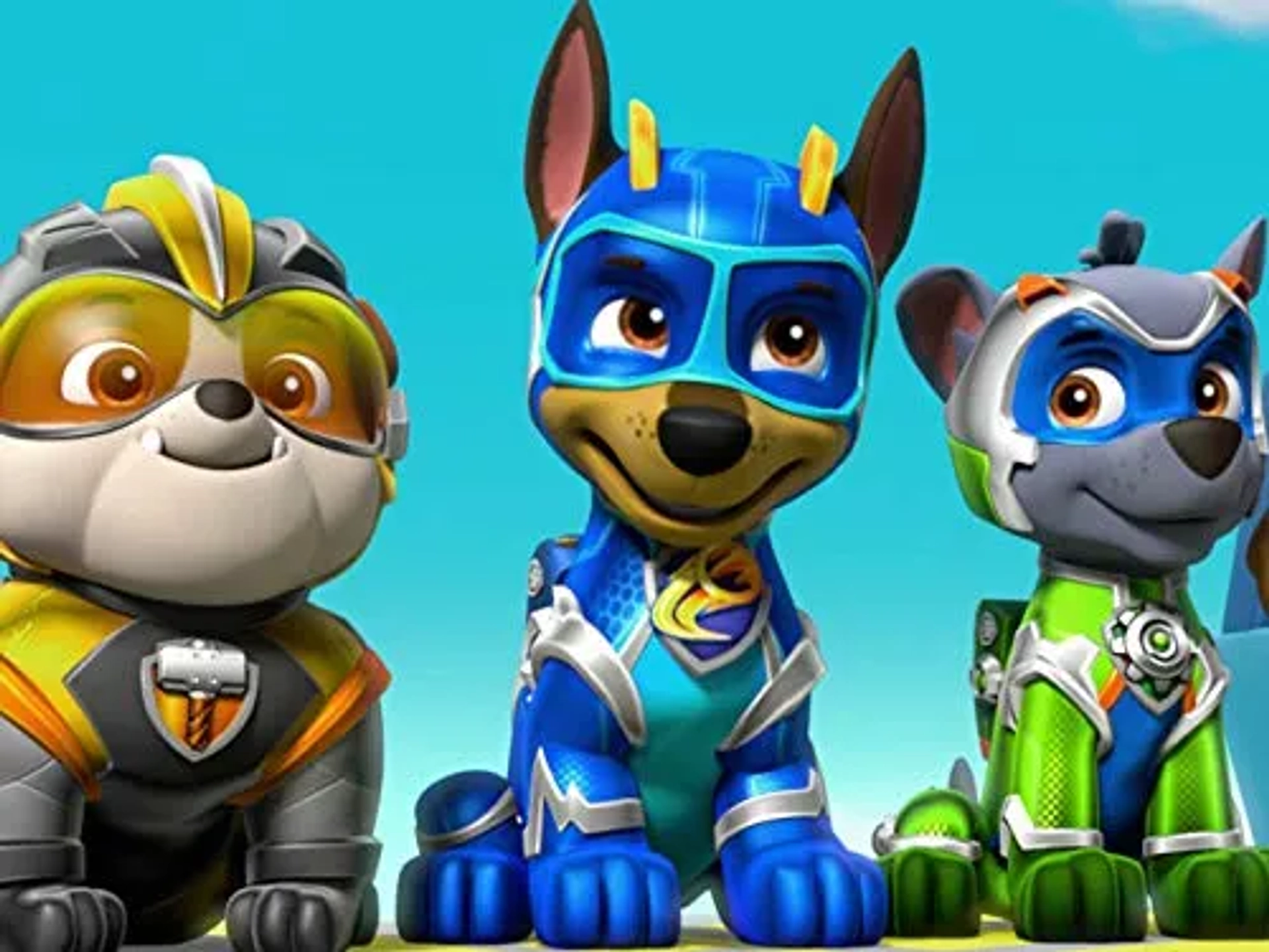 Opey Dagunduro, Devan Cohen, and Justin Paul Kelly in PAW Patrol (2013)