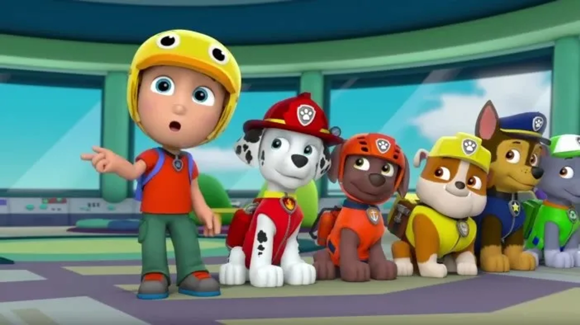 Drew Davis, Devan Cohen, Christian Distefano, Alex Thorne, Samuel Faraci, and Max Calinescu in PAW Patrol (2013)