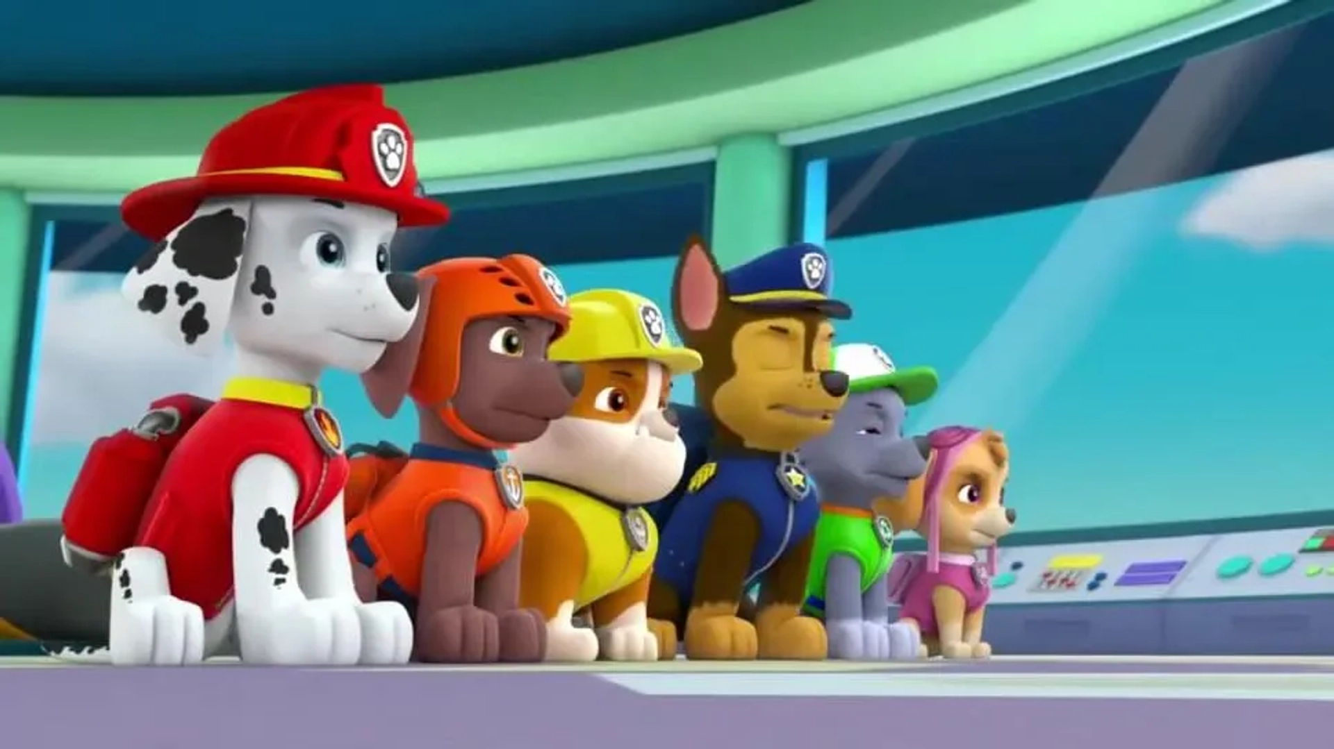 Drew Davis, Devan Cohen, Kallan Holley, Carter Thorne, Samuel Faraci, and Max Calinescu in PAW Patrol (2013)