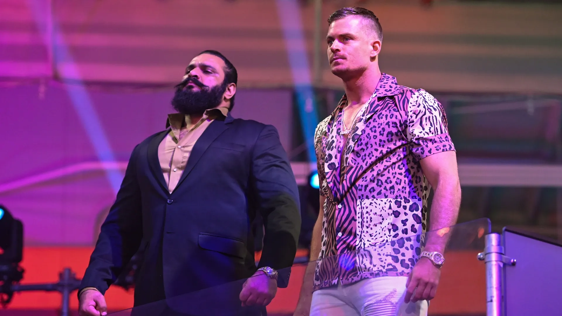 Matty Farrelly and Saurav Gurjar in WWE NXT (2010)