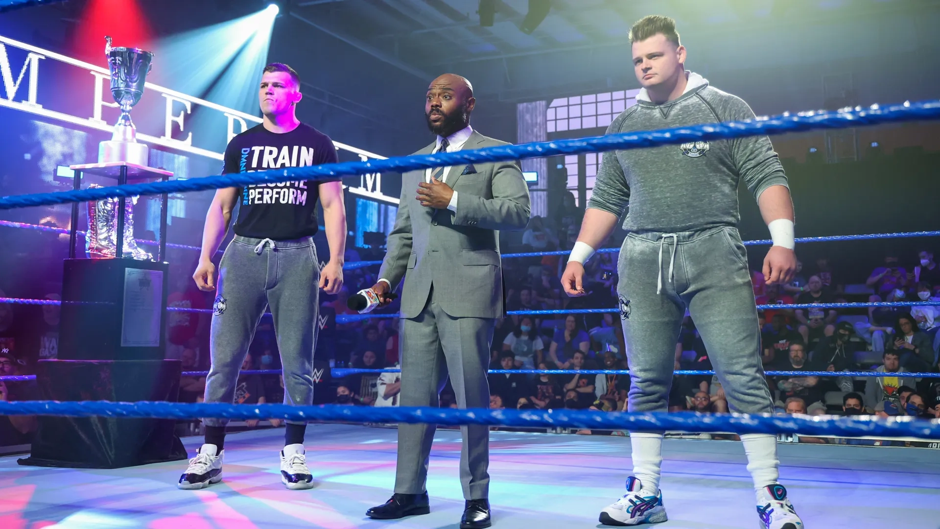 Jacob Kasper, Drew Kasper, and Stokely Hathaway in WWE NXT (2010)