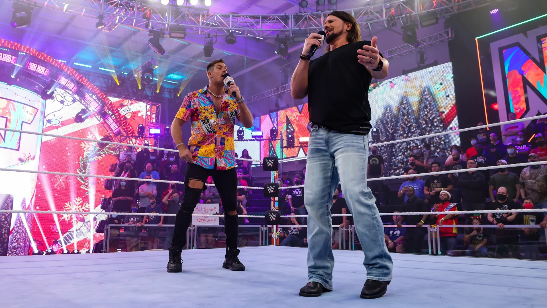 Matty Farrelly and AJ Styles in WWE NXT: Episode #16.15 (2021)