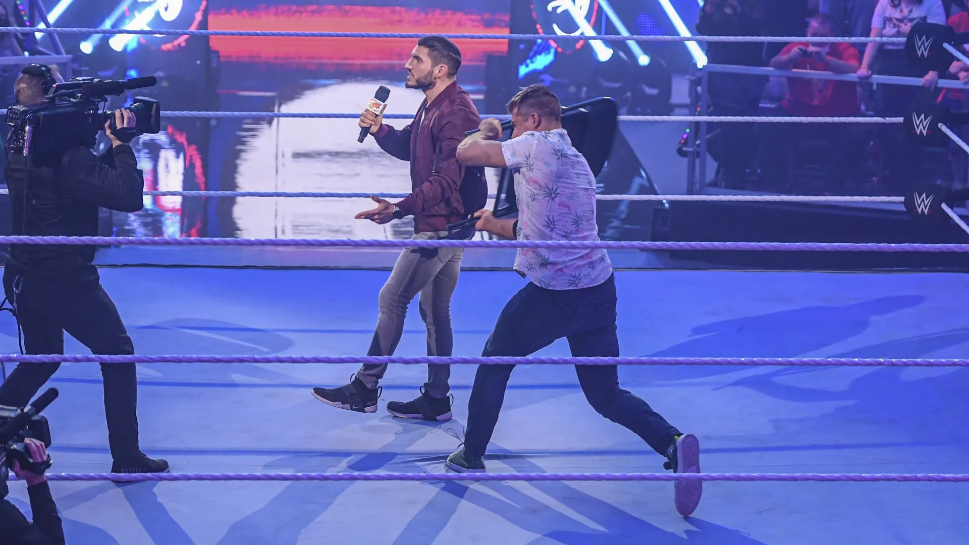 Matty Farrelly and Johnny Gargano in WWE NXT: Episode #16.13 (2021)