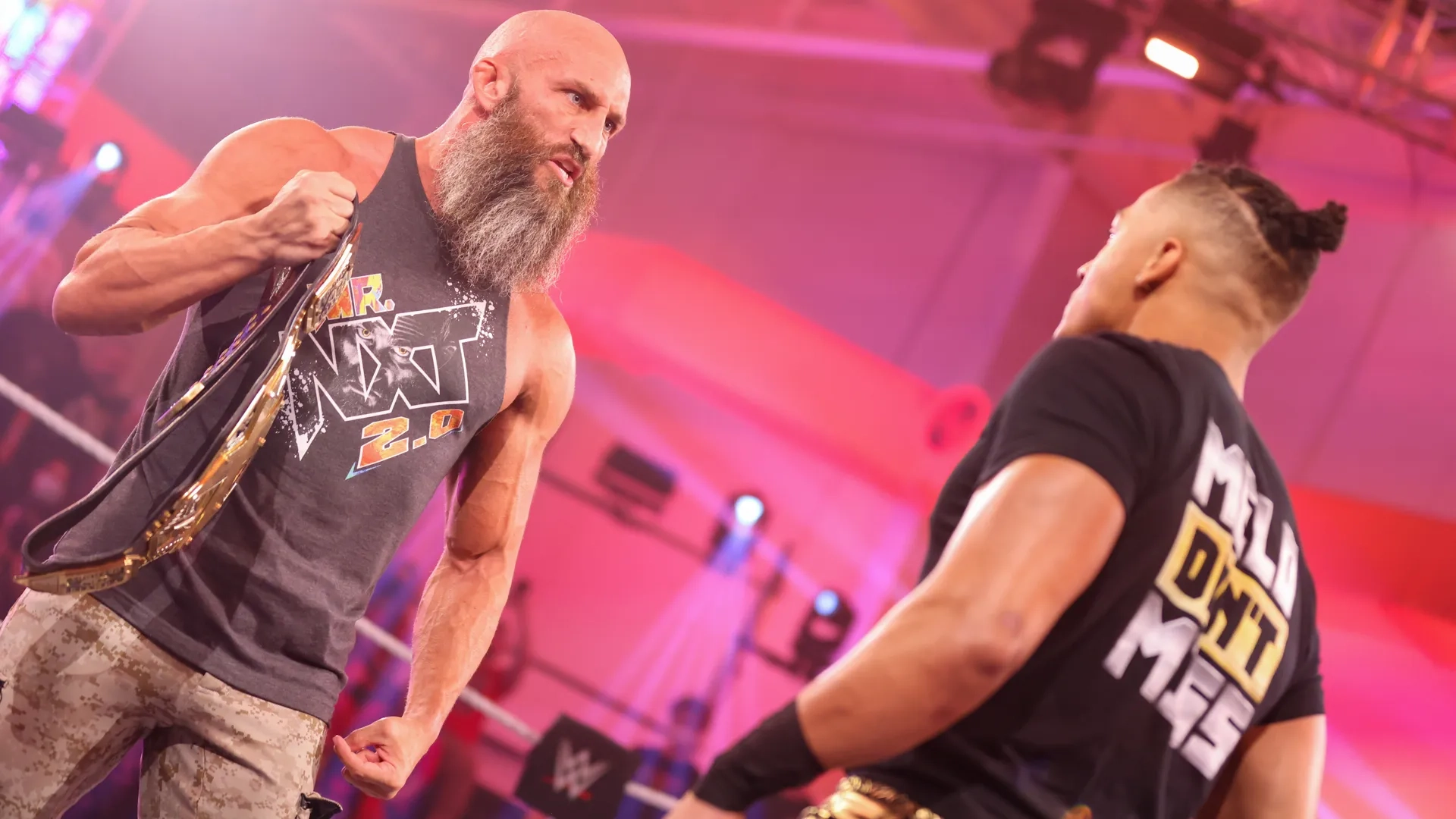 Christian Casanova and Tommaso Whitney in WWE NXT: Episode #16.8 (2021)