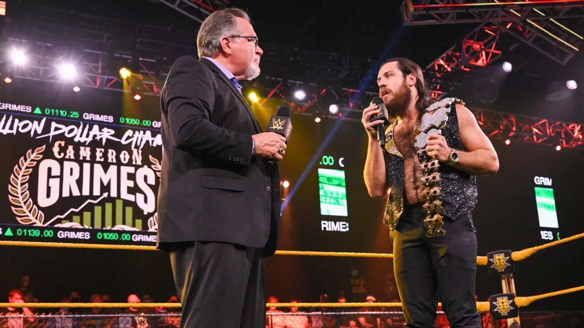 Ted DiBiase and Trevor Lee in WWE NXT: Episode #15.34 (2021)