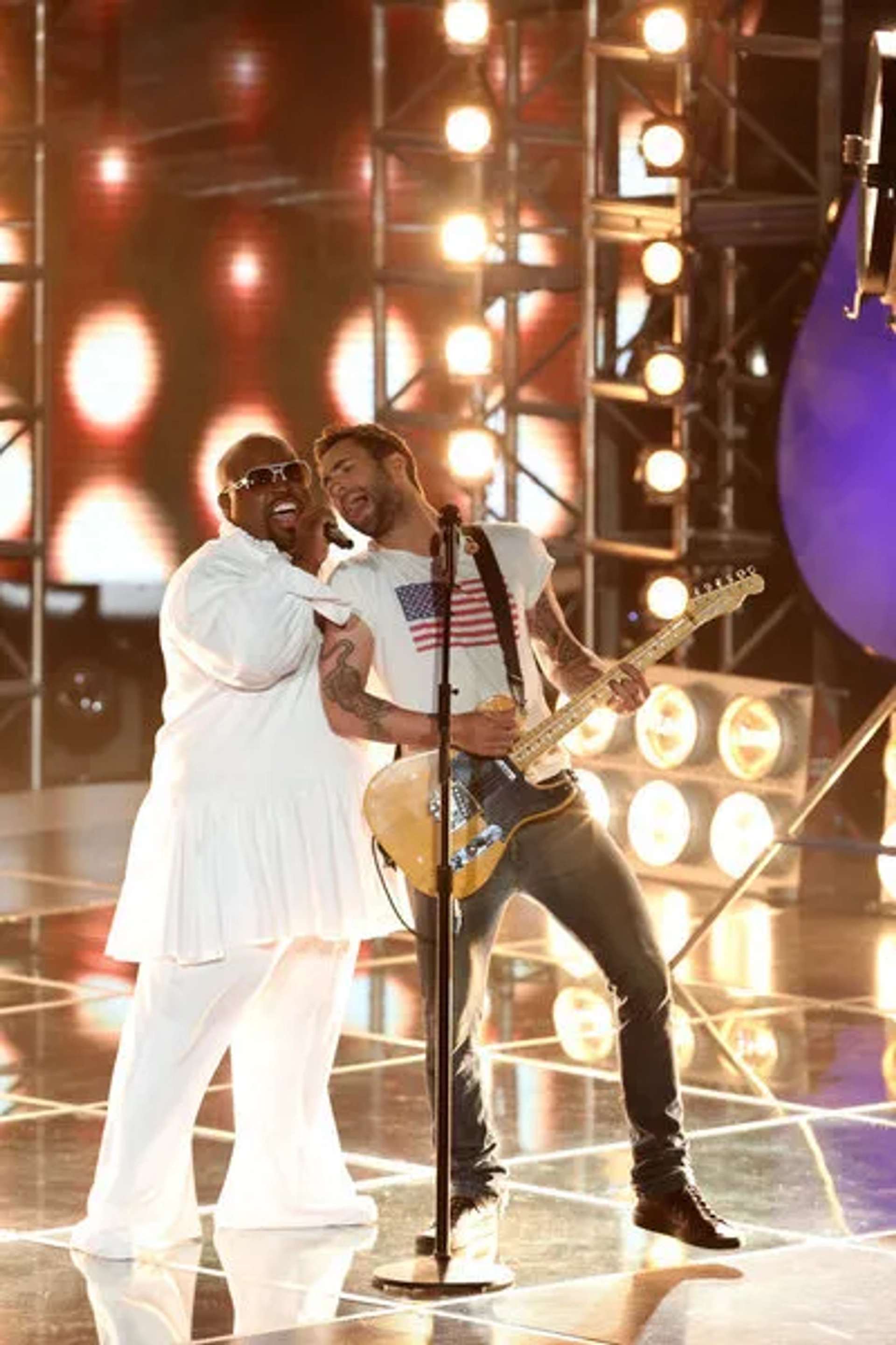 CeeLo Green and Adam Levine in The Voice (2011)