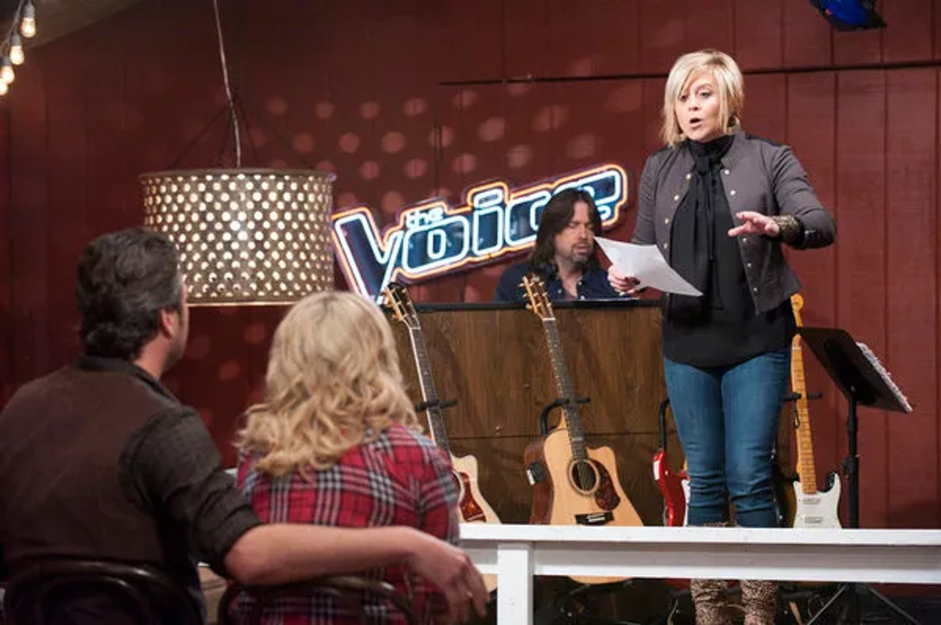 Miranda Lambert and Blake Shelton in The Voice (2011)