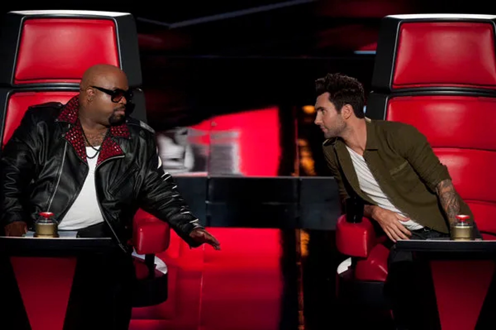 CeeLo Green and Adam Levine in The Voice (2011)