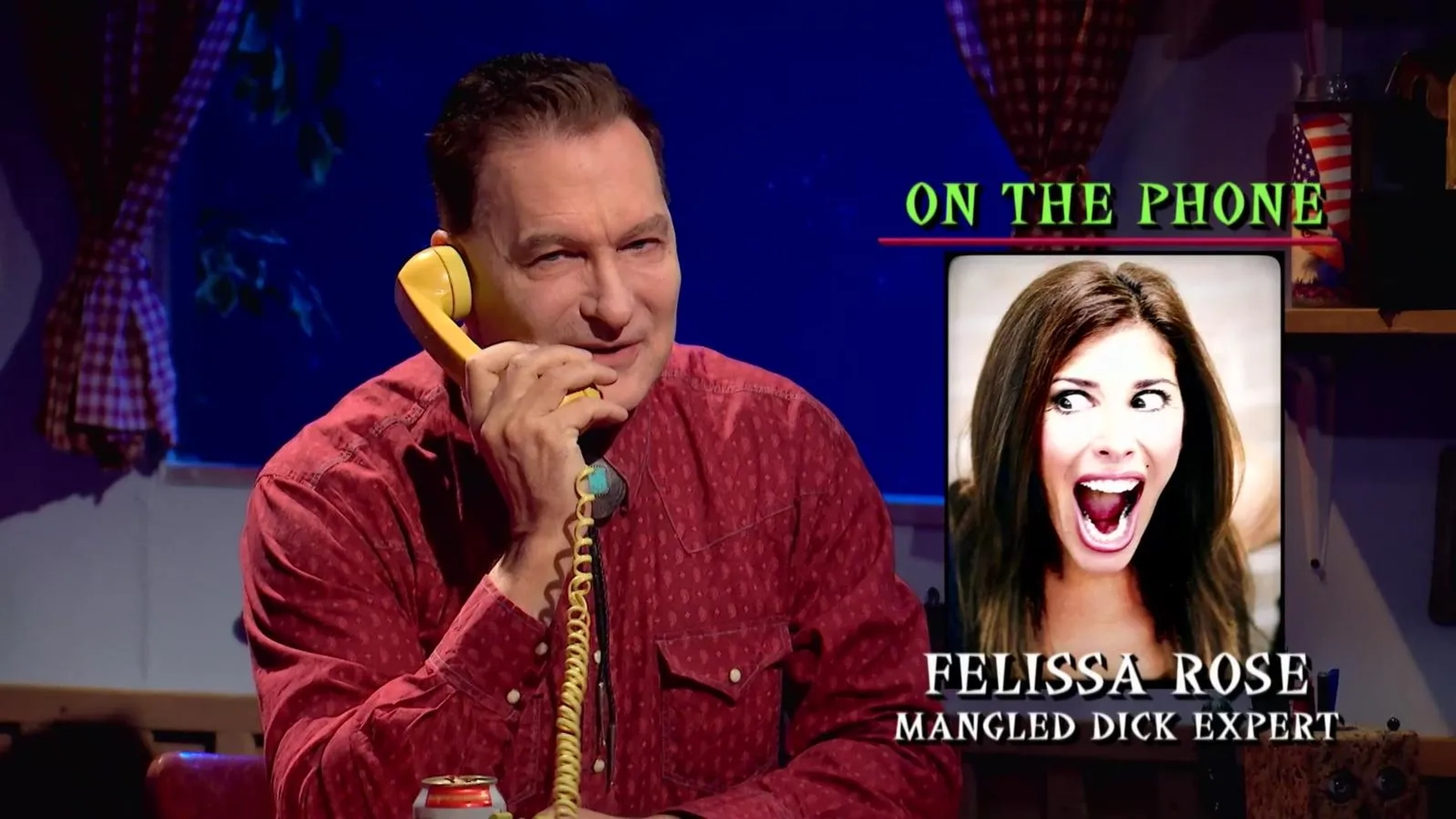 John Bloom and Felissa Rose in The Last Drive-In with Joe Bob Briggs: Castle Freak (2019)