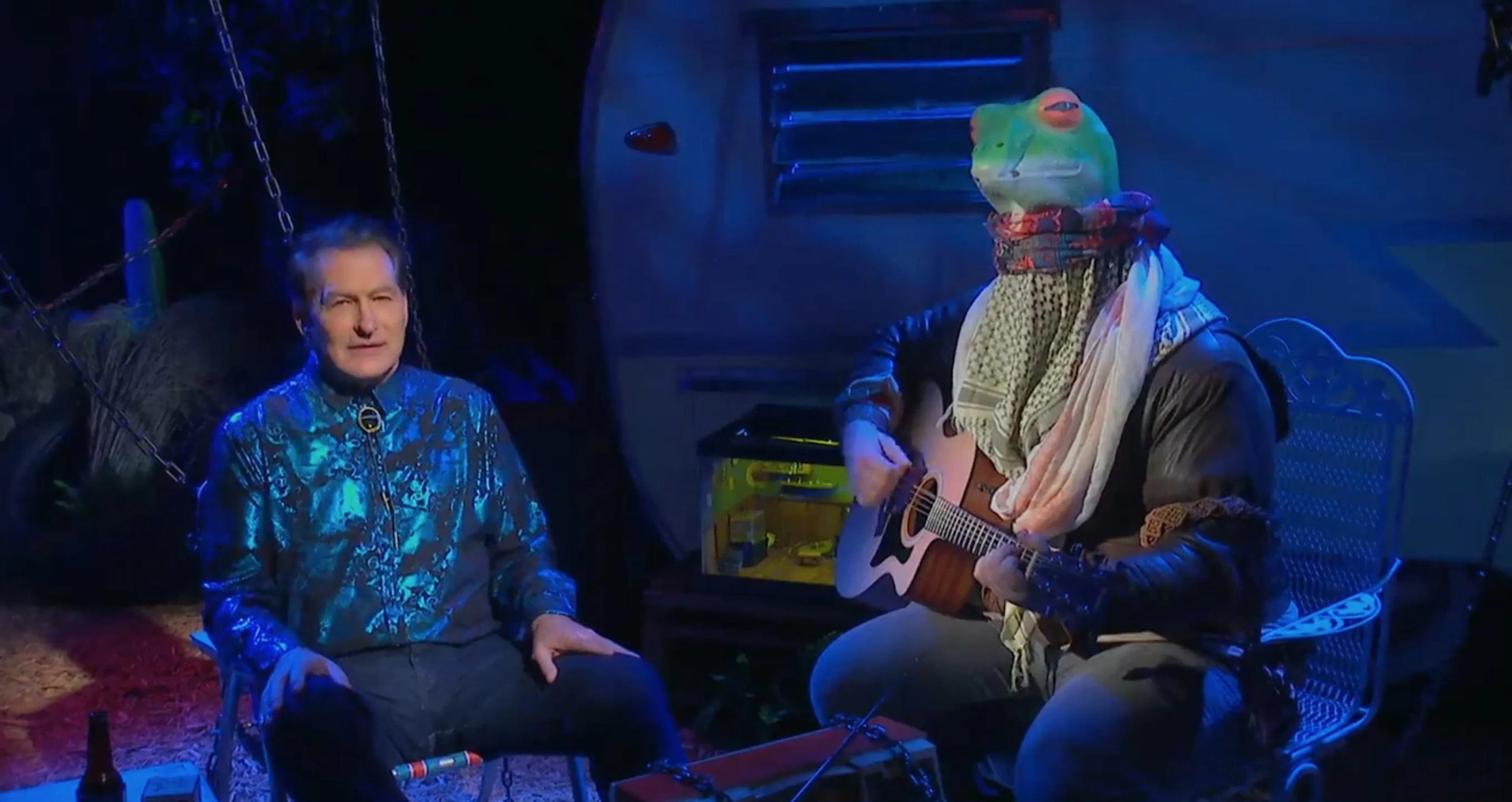 John Bloom and John Patrick Brennan in The Last Drive-In with Joe Bob Briggs: Hell Comes to Frogtown (2020)