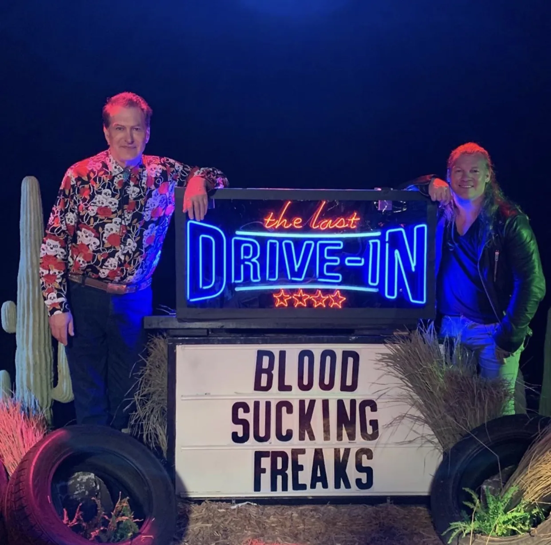 John Bloom and Chris Jericho in The Last Drive-In with Joe Bob Briggs: Bloodsucking Freaks (2020)