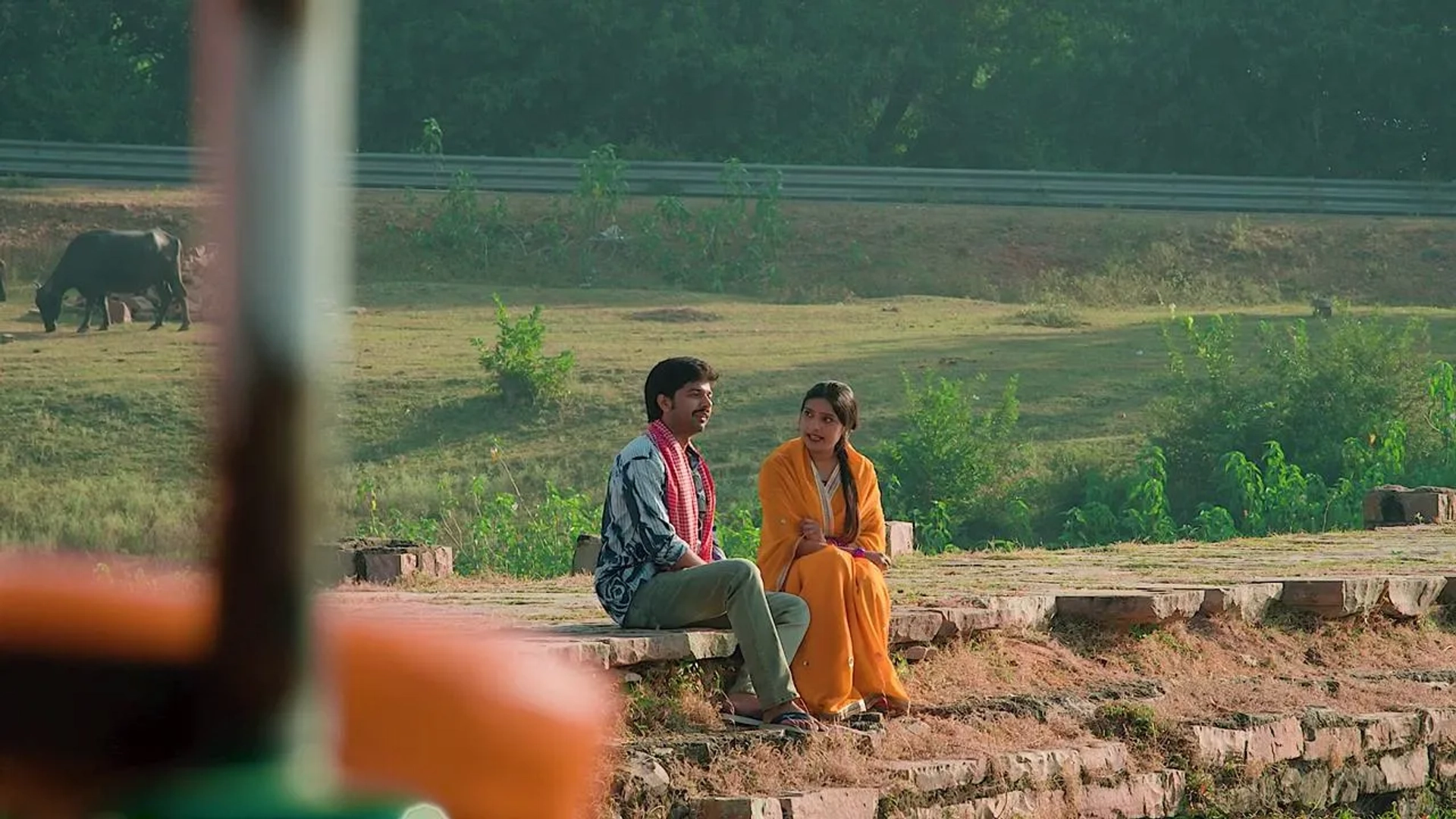 Vaibhav Dwivedi and Nazneen Patni in Chatkarey (2021)