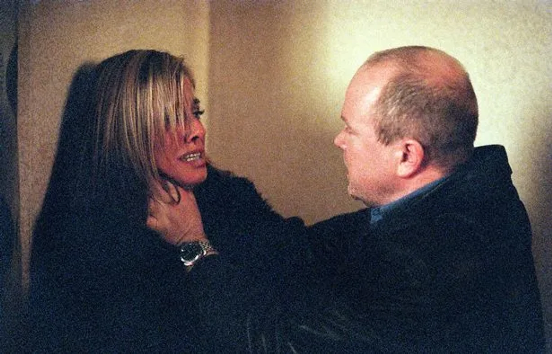 Steve McFadden and Tamzin Outhwaite in EastEnders (1985)