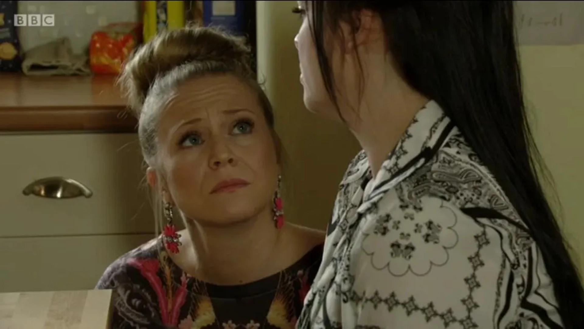 Kellie Bright and Shona McGarty in EastEnders (1985)