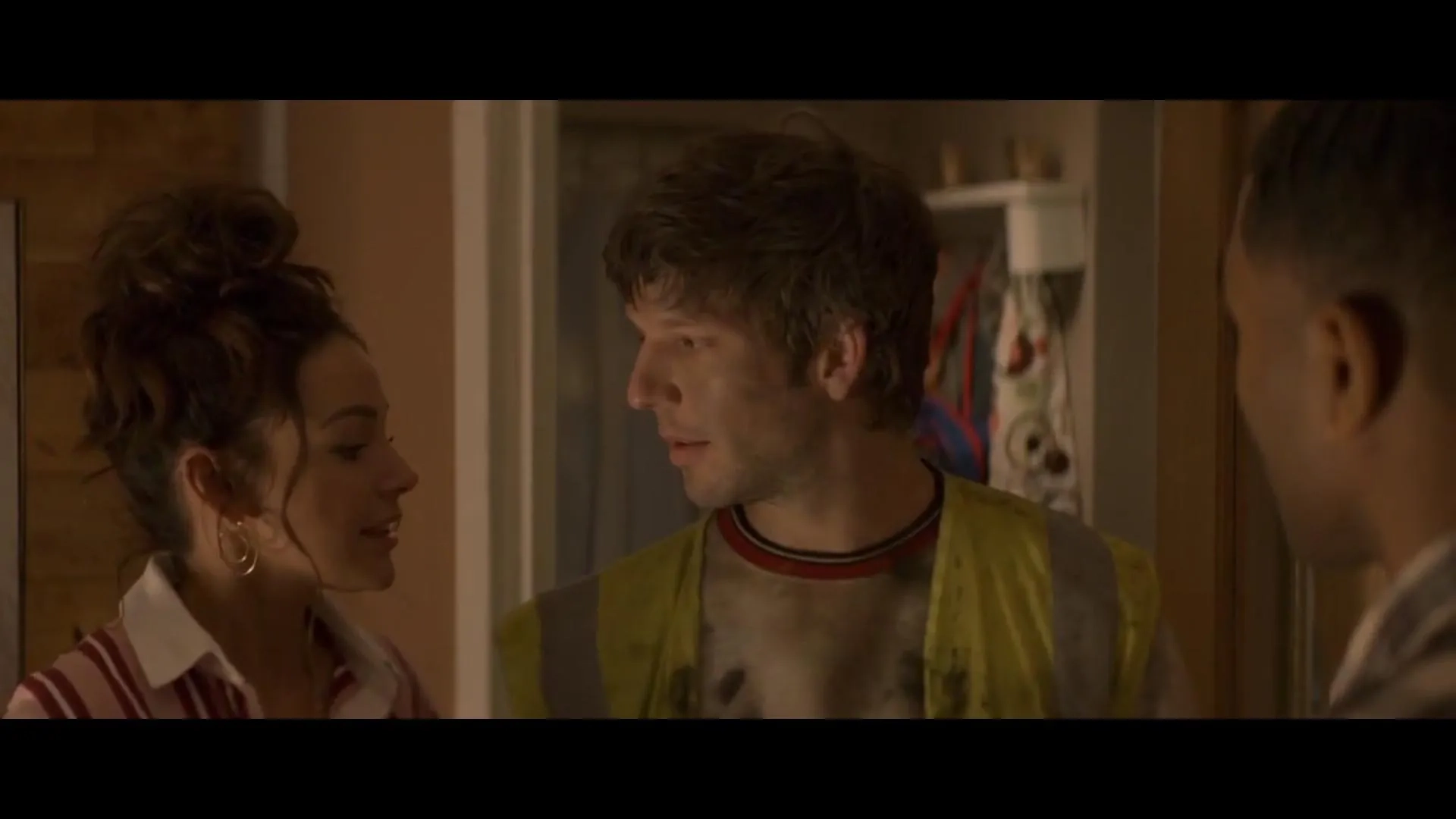 Michelle Keegan, Anthony Welsh, and Damien Molony in Brassic (2019)