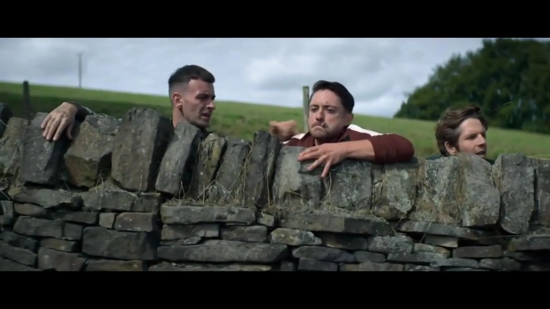 Joe Gilgun, Ryan Sampson, and Damien Molony in Brassic (2019)