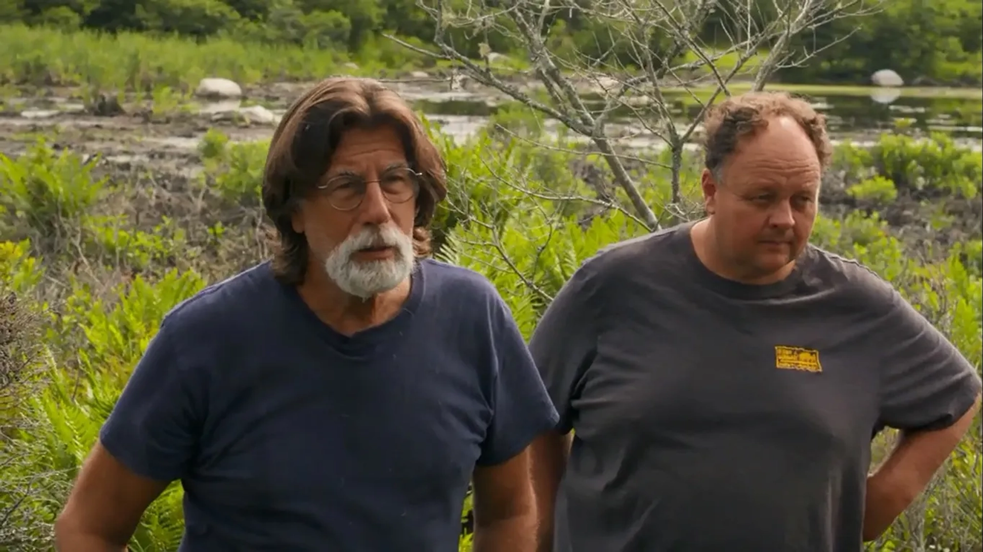 Rick Lagina and Billy Gerhardt in The Curse of Oak Island: Alignment (2020)