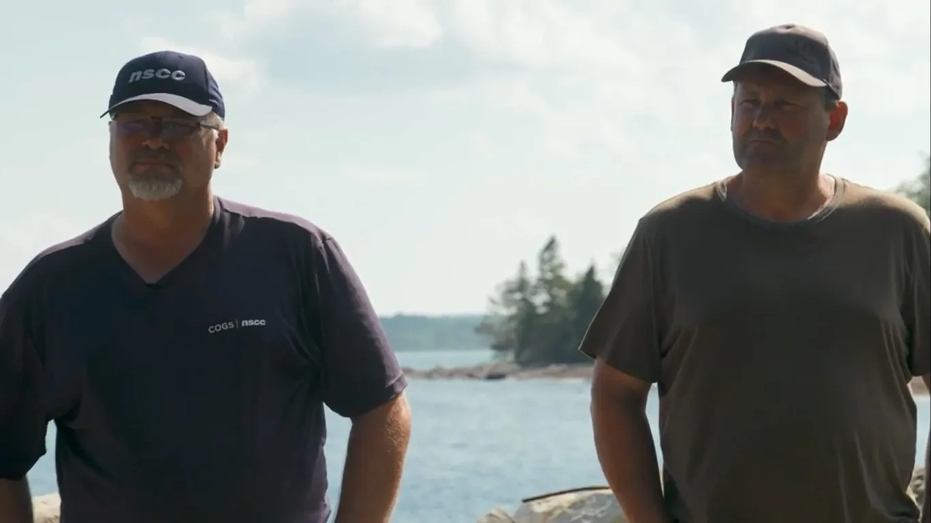 Scott Barlow and Doug Crowell in The Curse of Oak Island: If the Ox Shoes Fit (2020)