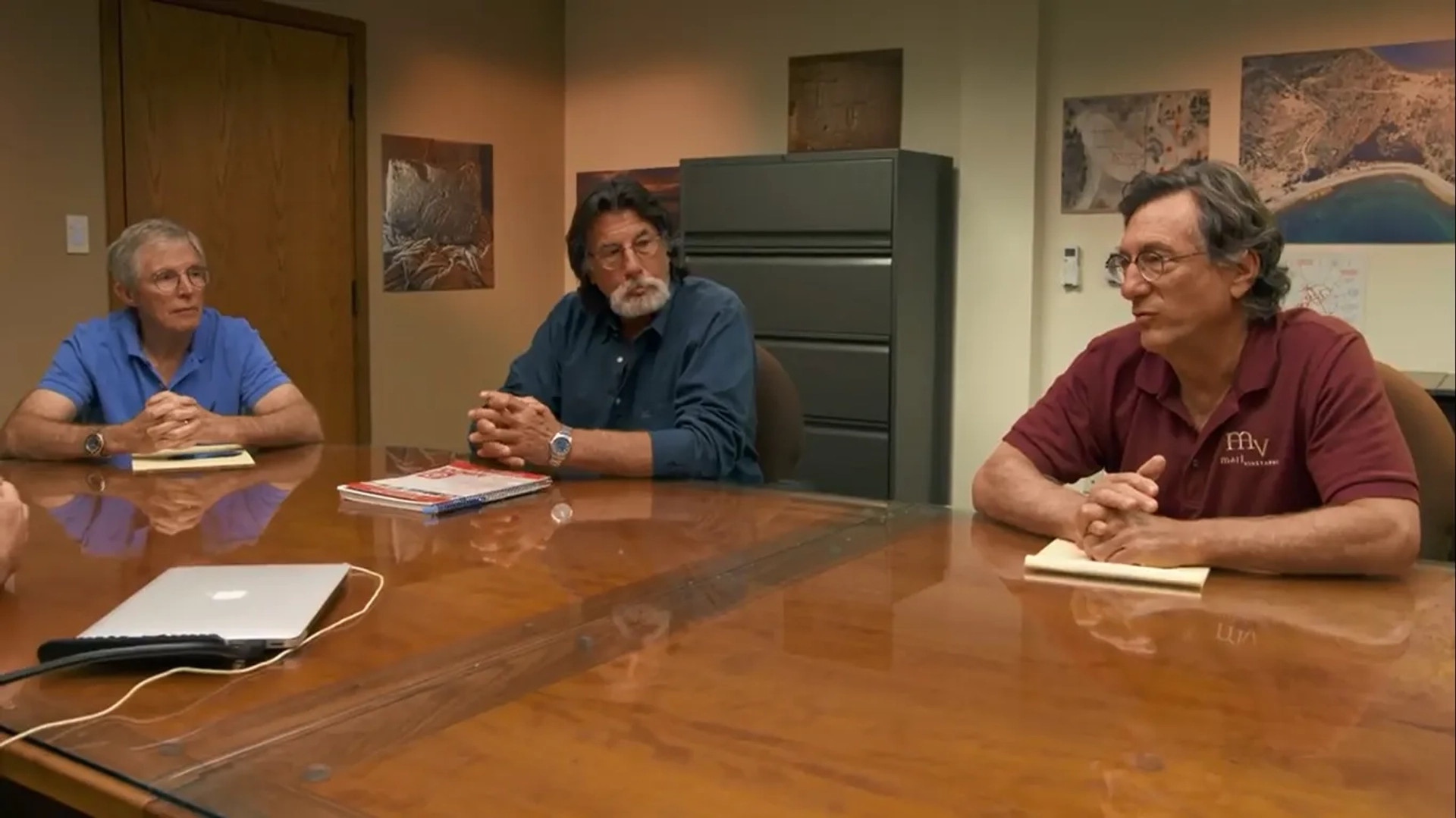 Rick Lagina, Marty Lagina, and Craig Tester in The Curse of Oak Island: Remote Control (2020)