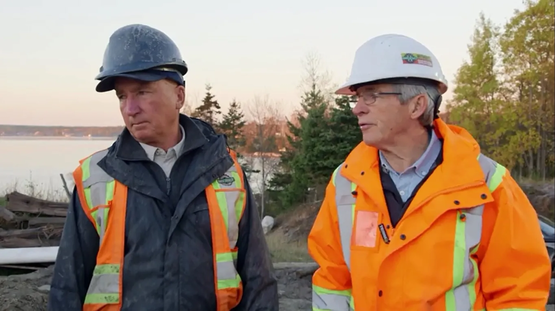 Craig Tester and Gary Drayton in The Curse of Oak Island: Timeline (2020)