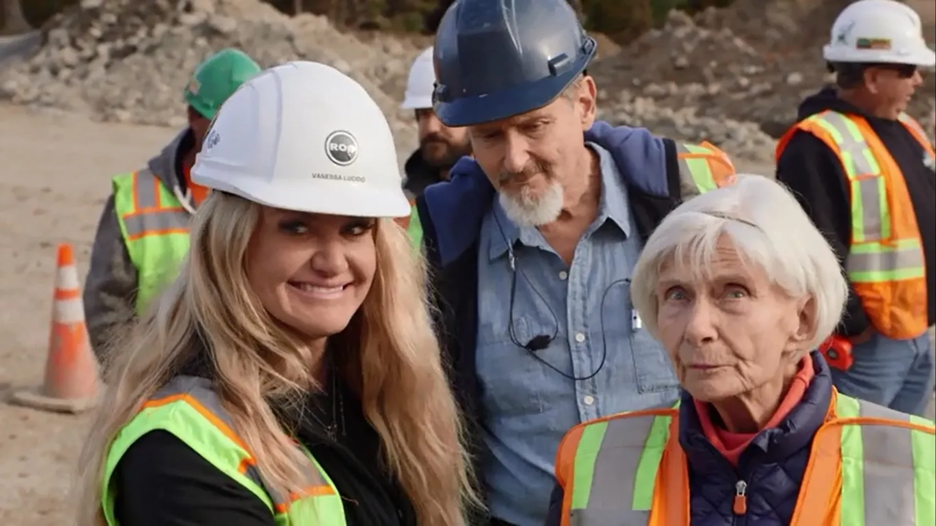 Lee Lamb, Rick Restall, and Vanessa Lucido in The Curse of Oak Island: A Leaf of Faith (2020)