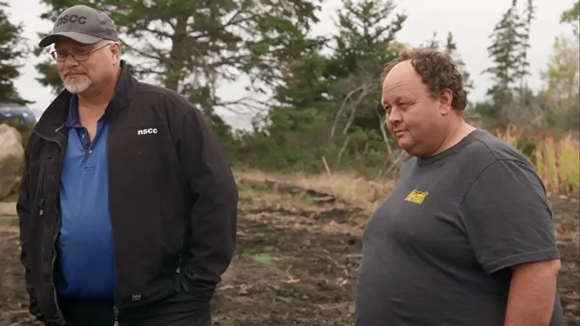 Doug Crowell and Billy Gerhardt in The Curse of Oak Island: A Leaf of Faith (2020)