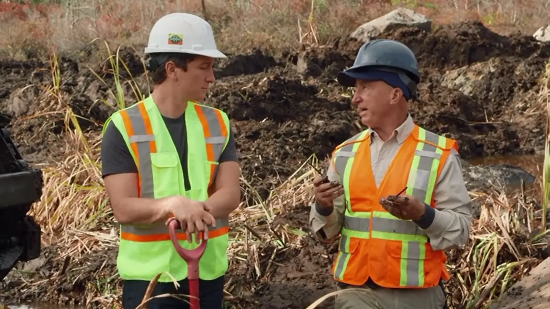 Alex Lagina and Gary Drayton in The Curse of Oak Island: Springing the Trap (2020)