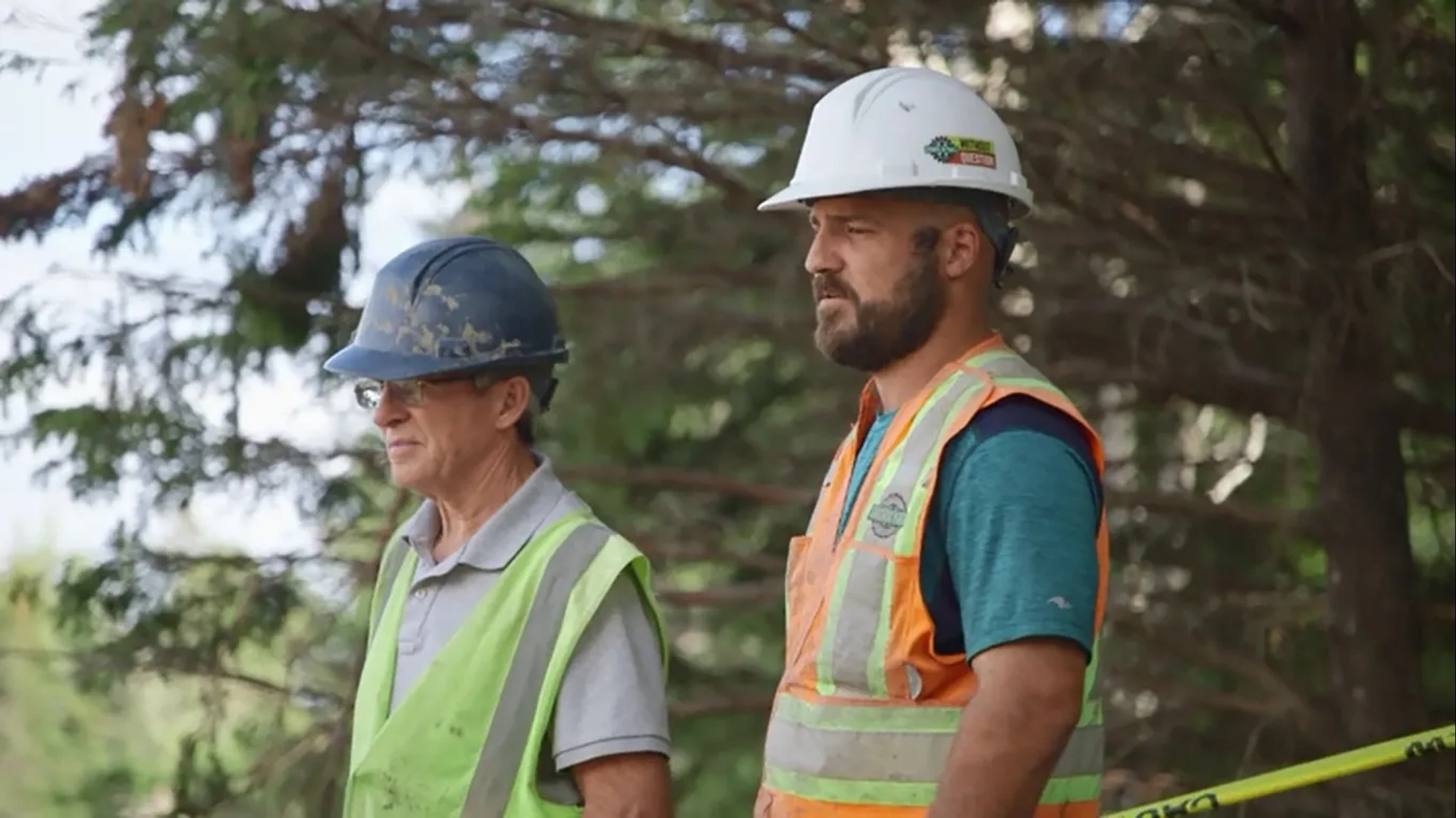 Craig Tester and Jack Begley in The Curse of Oak Island: Water Logged (2020)