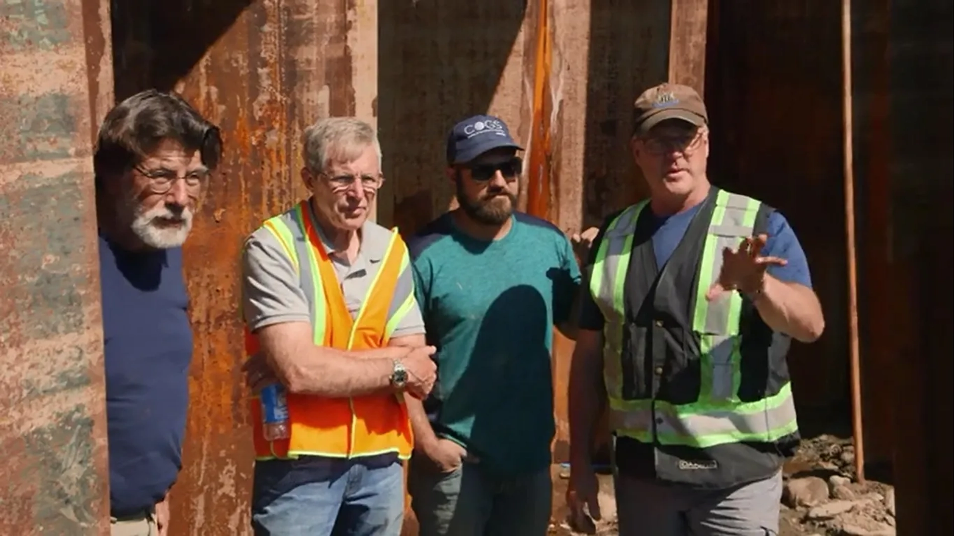 Rick Lagina, Craig Tester, Jack Begley, and Laird Niven in The Curse of Oak Island: Burnt Offering (2020)