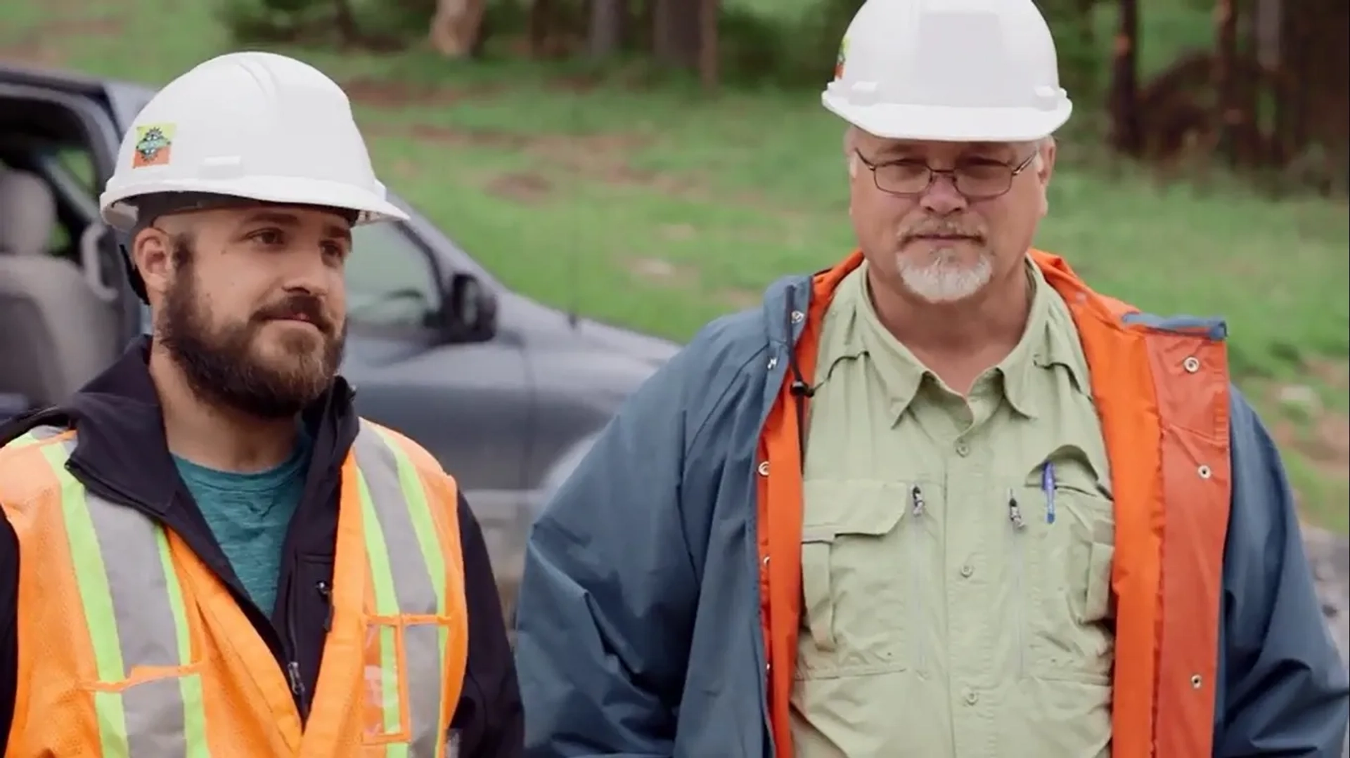 Jack Begley and Doug Crowell in The Curse of Oak Island: Tunnel Visions (2019)