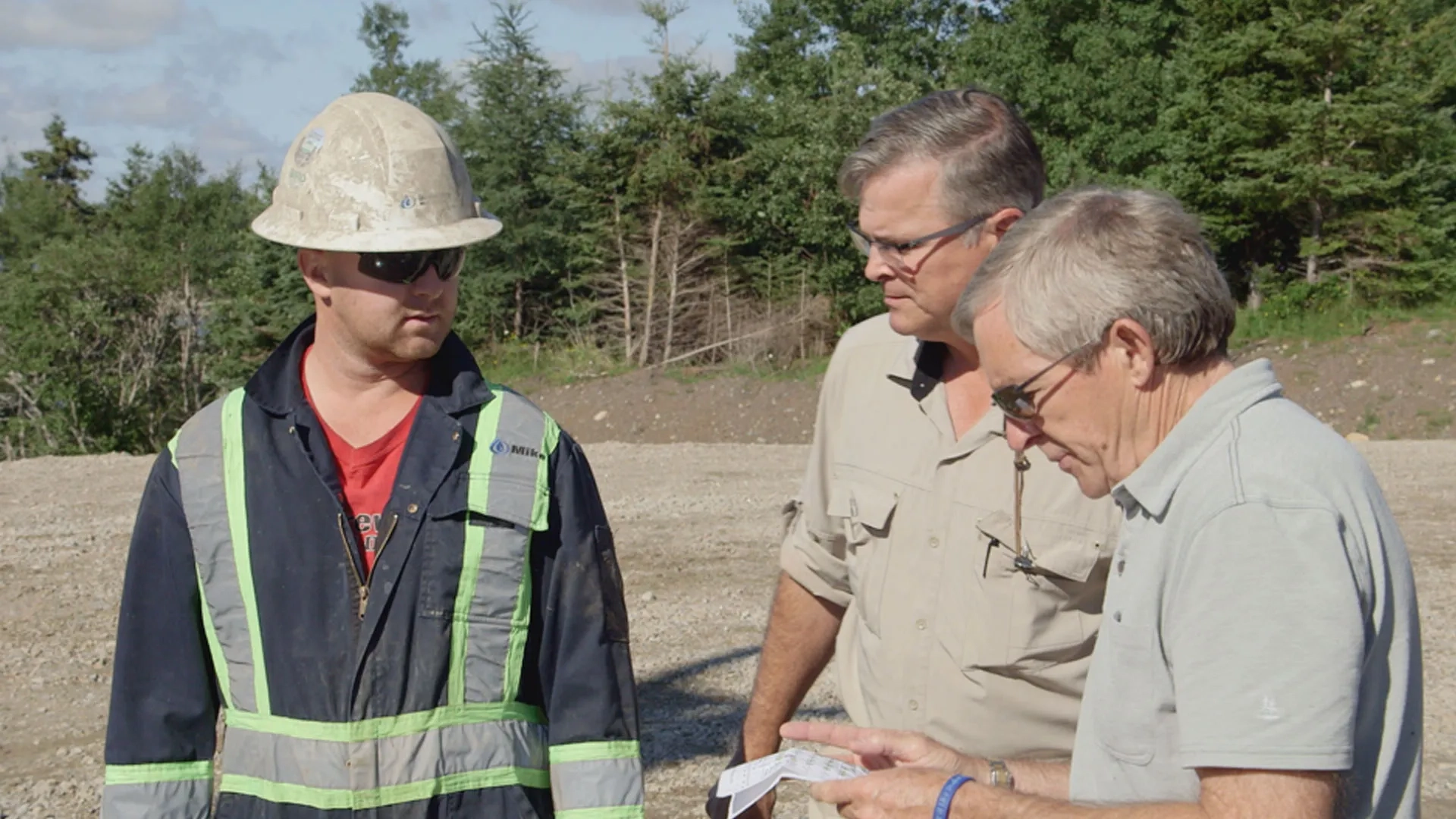 Craig Tester and Terry Matheson in The Curse of Oak Island (2014)