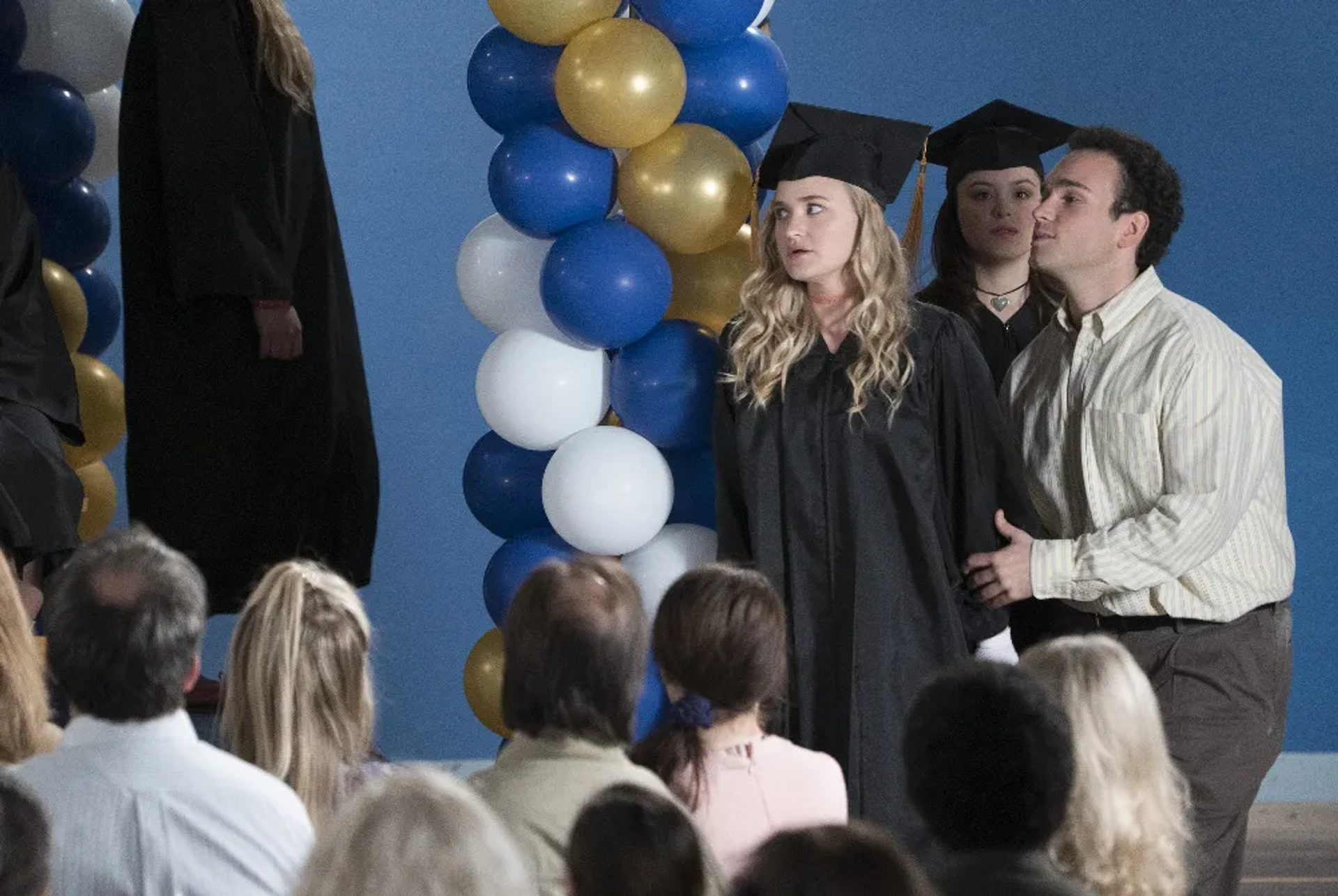 AJ Michalka, Troy Gentile, and Hayley Orrantia in The Goldbergs (2013)