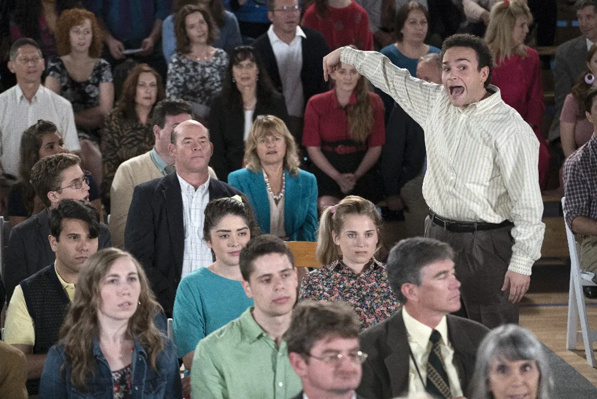 David Koechner, Troy Gentile, and Sean Giambrone in The Goldbergs (2013)