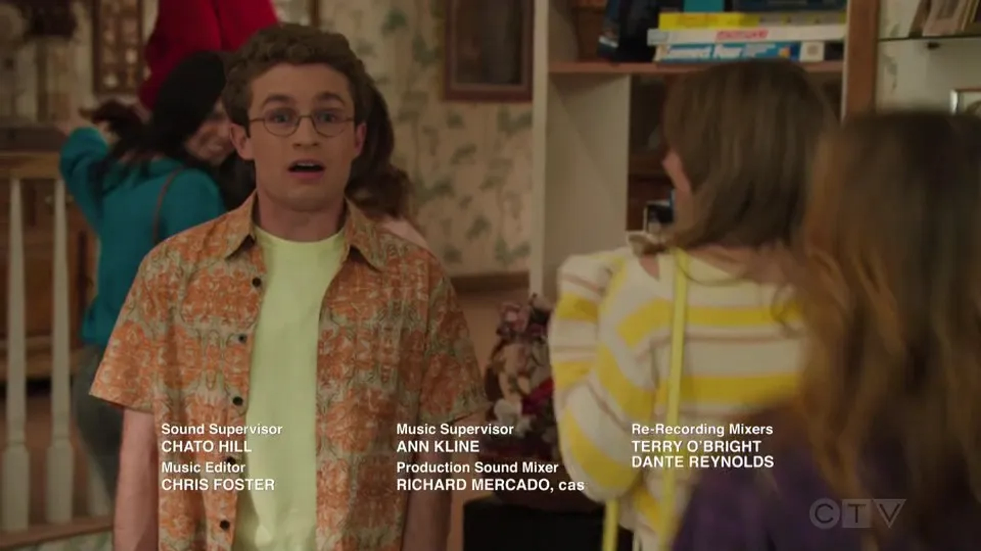 Natalie Alyn Lind, Sean Giambrone, Alexis G. Zall, and Sadie Stanley in The Goldbergs (2013)