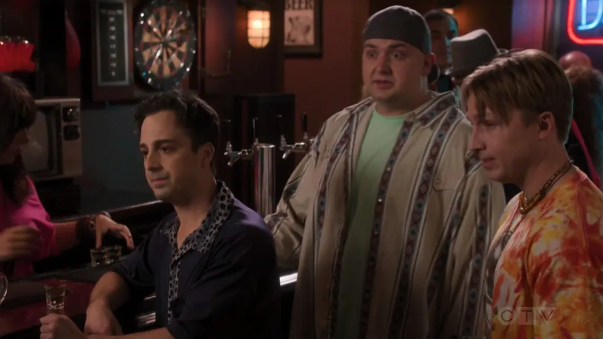 Matt Bush, Shayne Topp, and Noah Munck in The Goldbergs: Blade Runner: The Musical (2023)