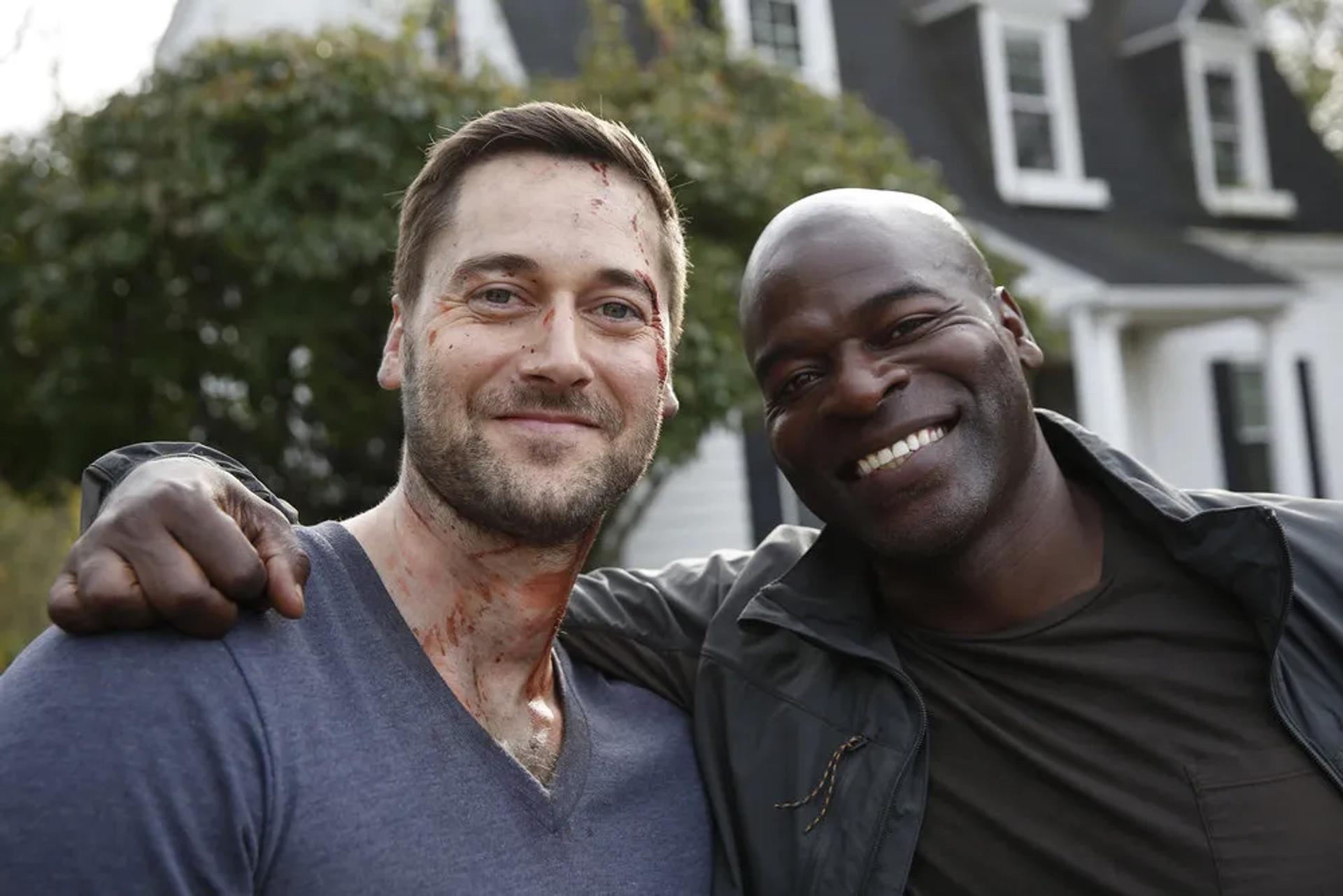 Hisham Tawfiq and Ryan Eggold in The Blacklist (2013)